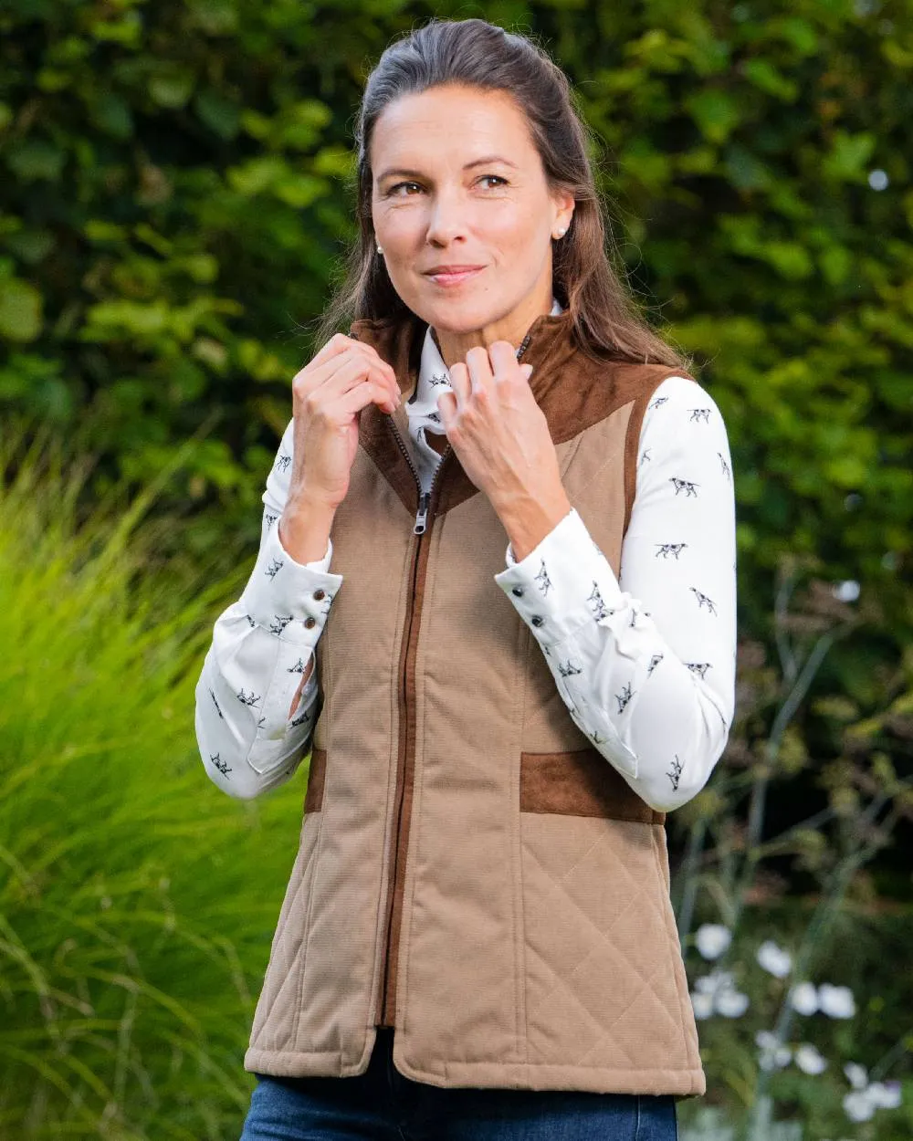Baleno Maree Dobby Quilted Ladies Bodywarmer Baleno Clothing