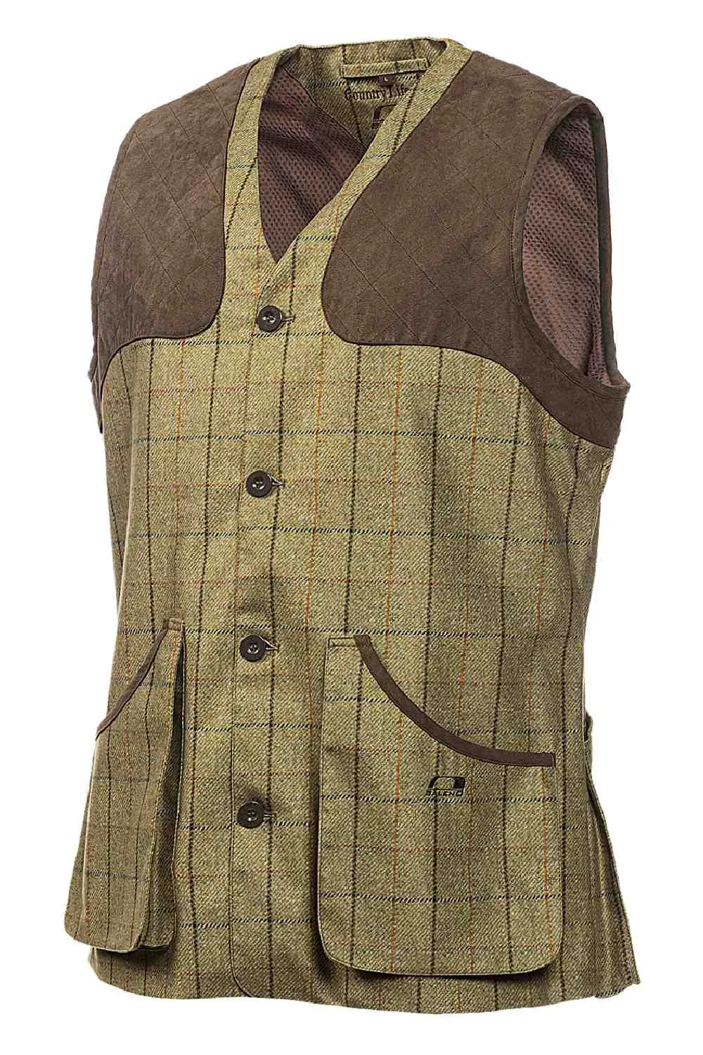 Baleno Mens Milton Shooting Vest Baleno Clothing