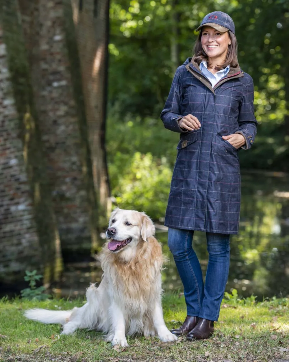 Baleno Twyford Womens Printed Tweed Coat Baleno Clothing