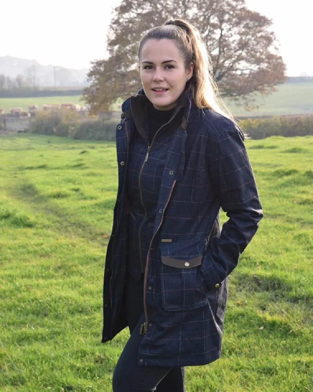 Baleno Womens Perth Printed Tweed Bodywarmer Baleno Clothing