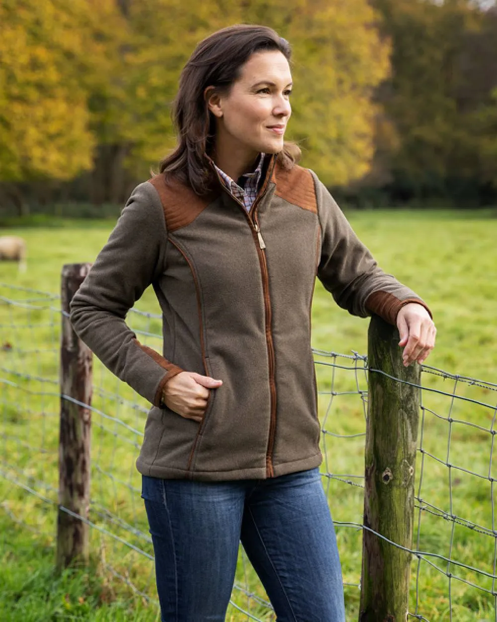 Baleno Womens Sutton Fancy Fleece Jacket Baleno Clothing