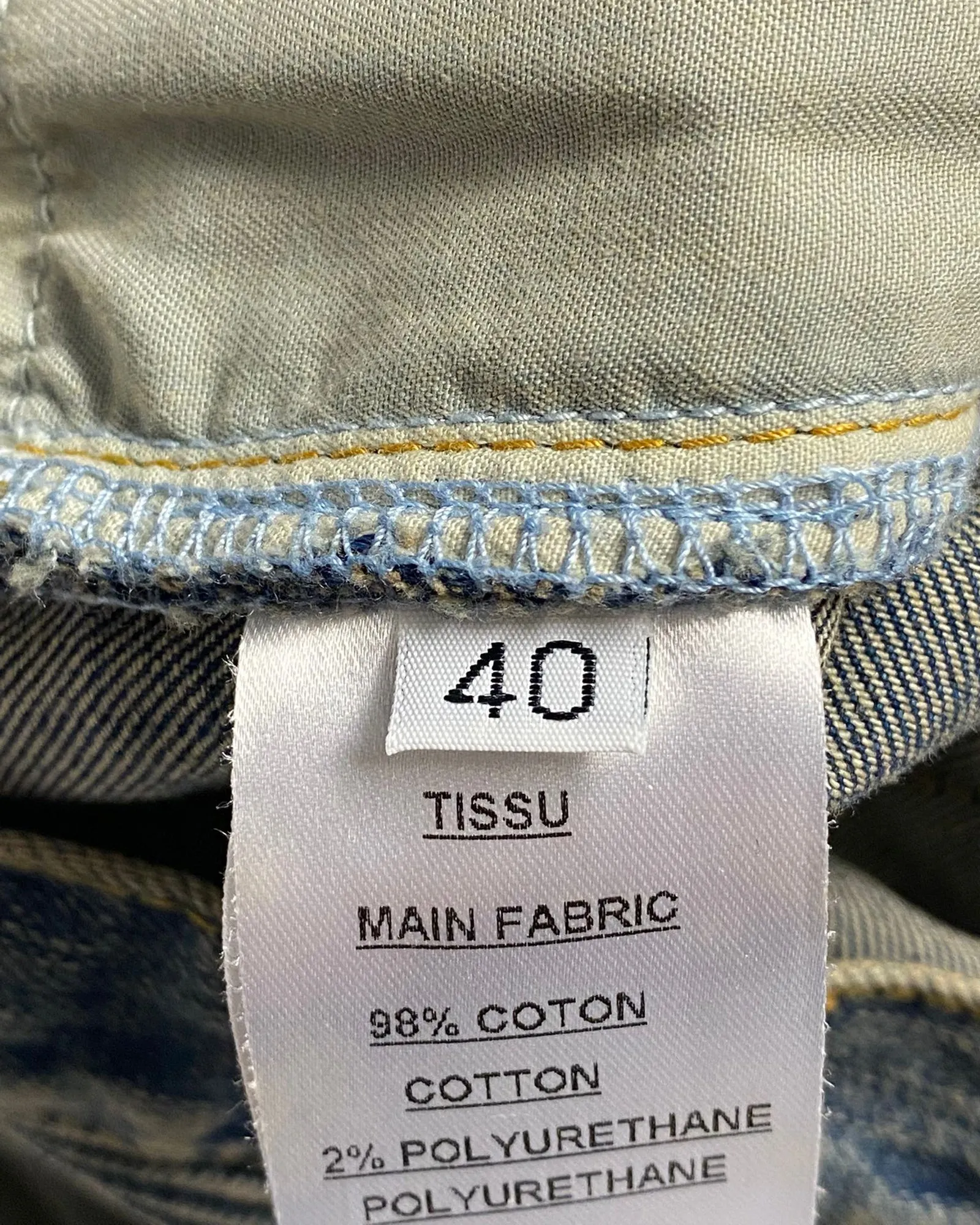 Balmain Washed Biker Jeans in Khaki Cotton