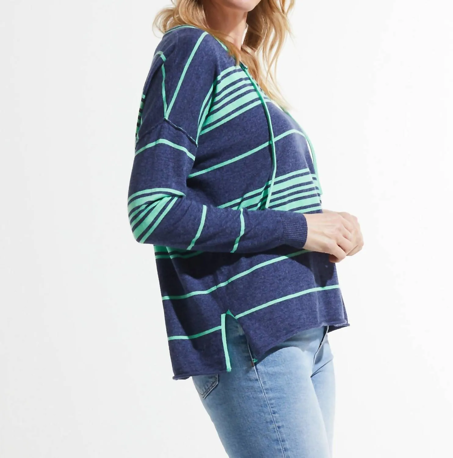 Beach Bum Sweater In Denim