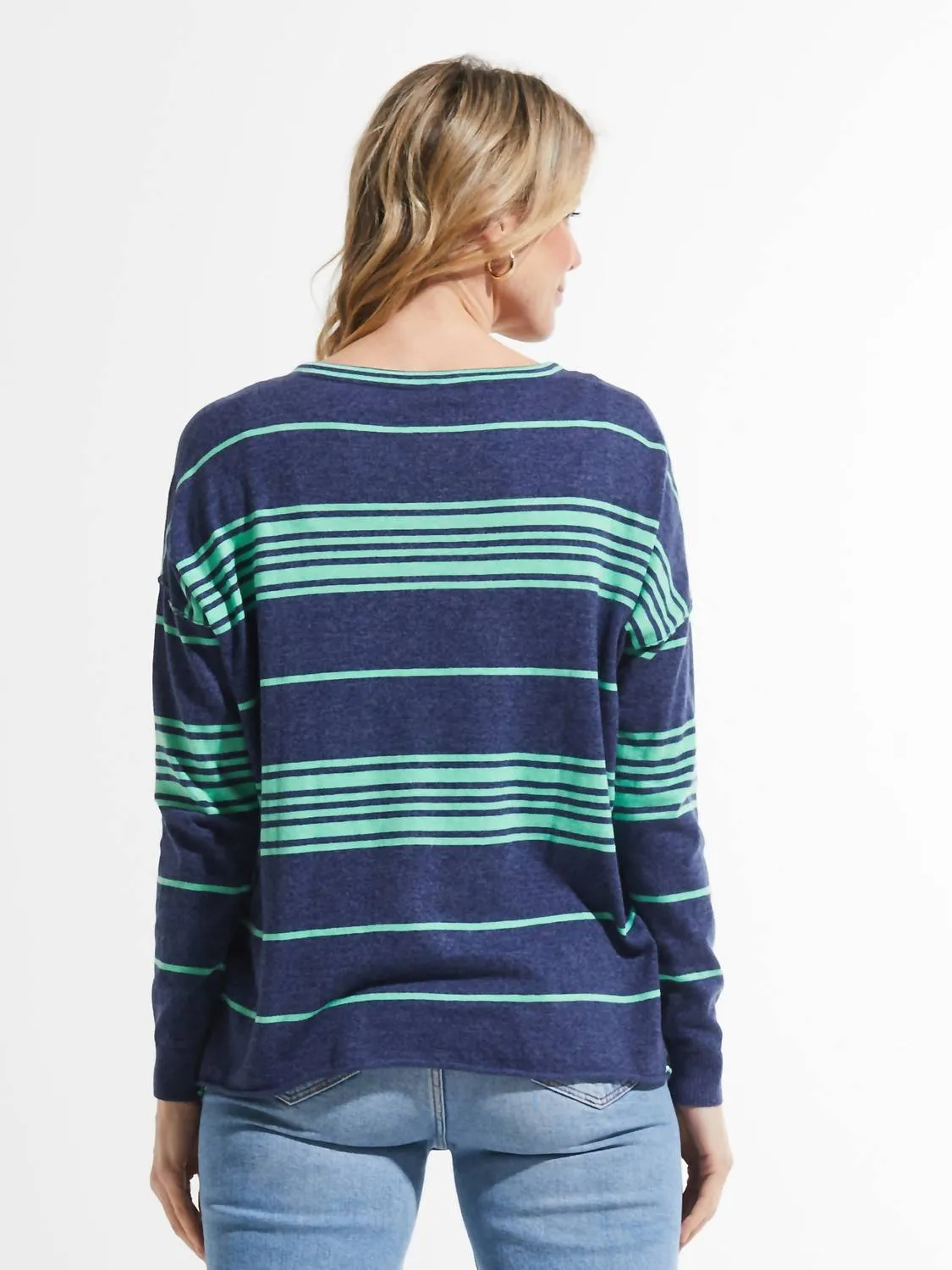 Beach Bum Sweater In Denim
