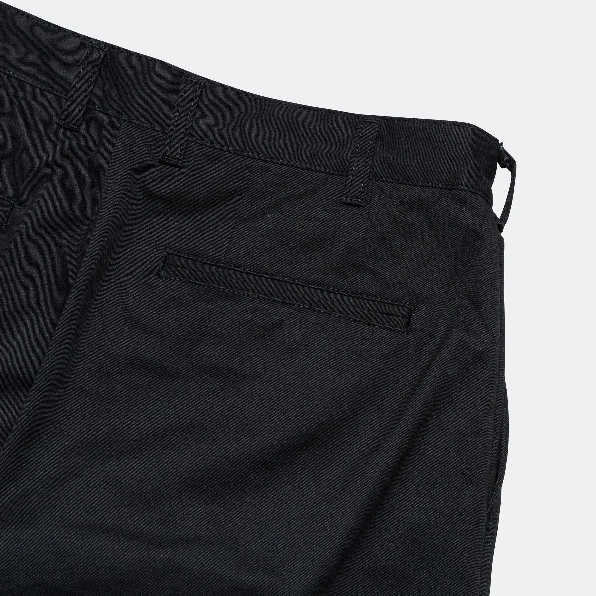 Beams Clothing 2 Pleats Trousers Twill - Black