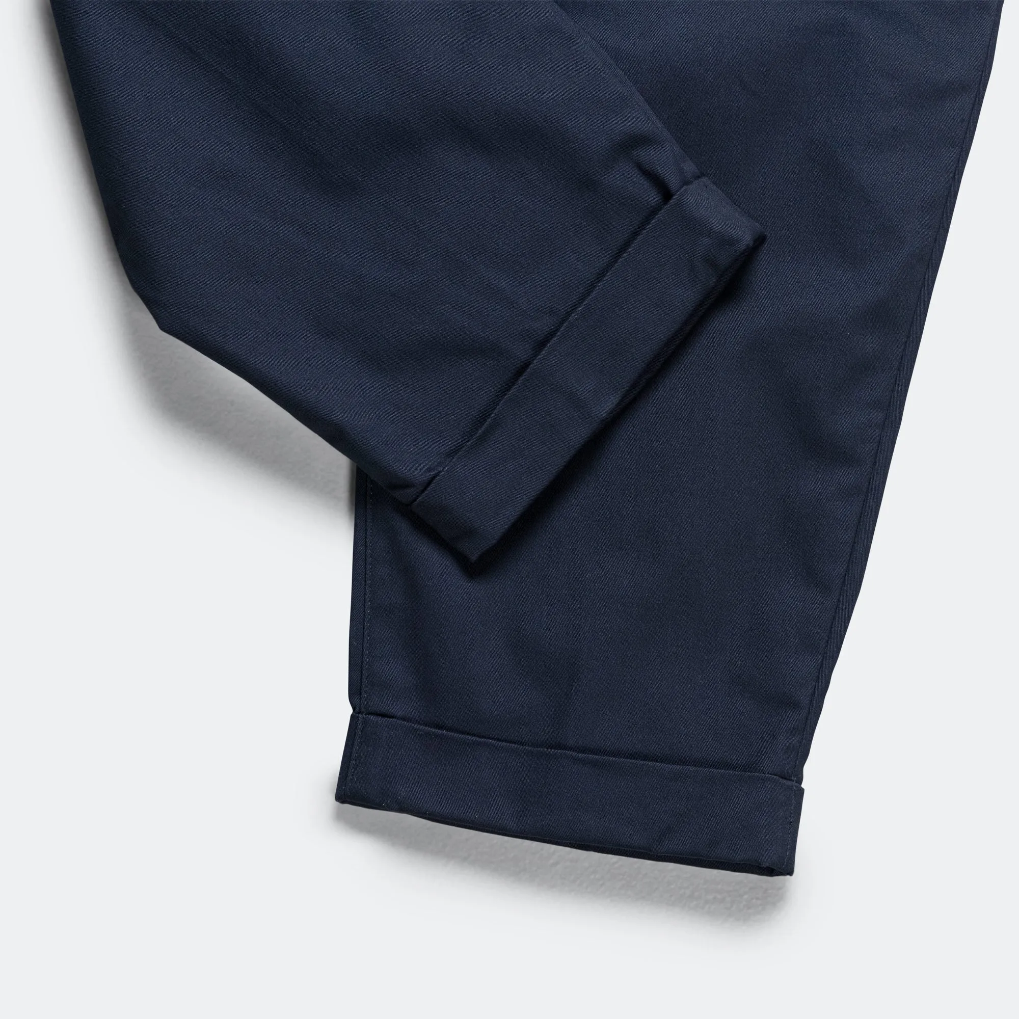 Beams Clothing 2 Pleats Trousers Twill - Navy