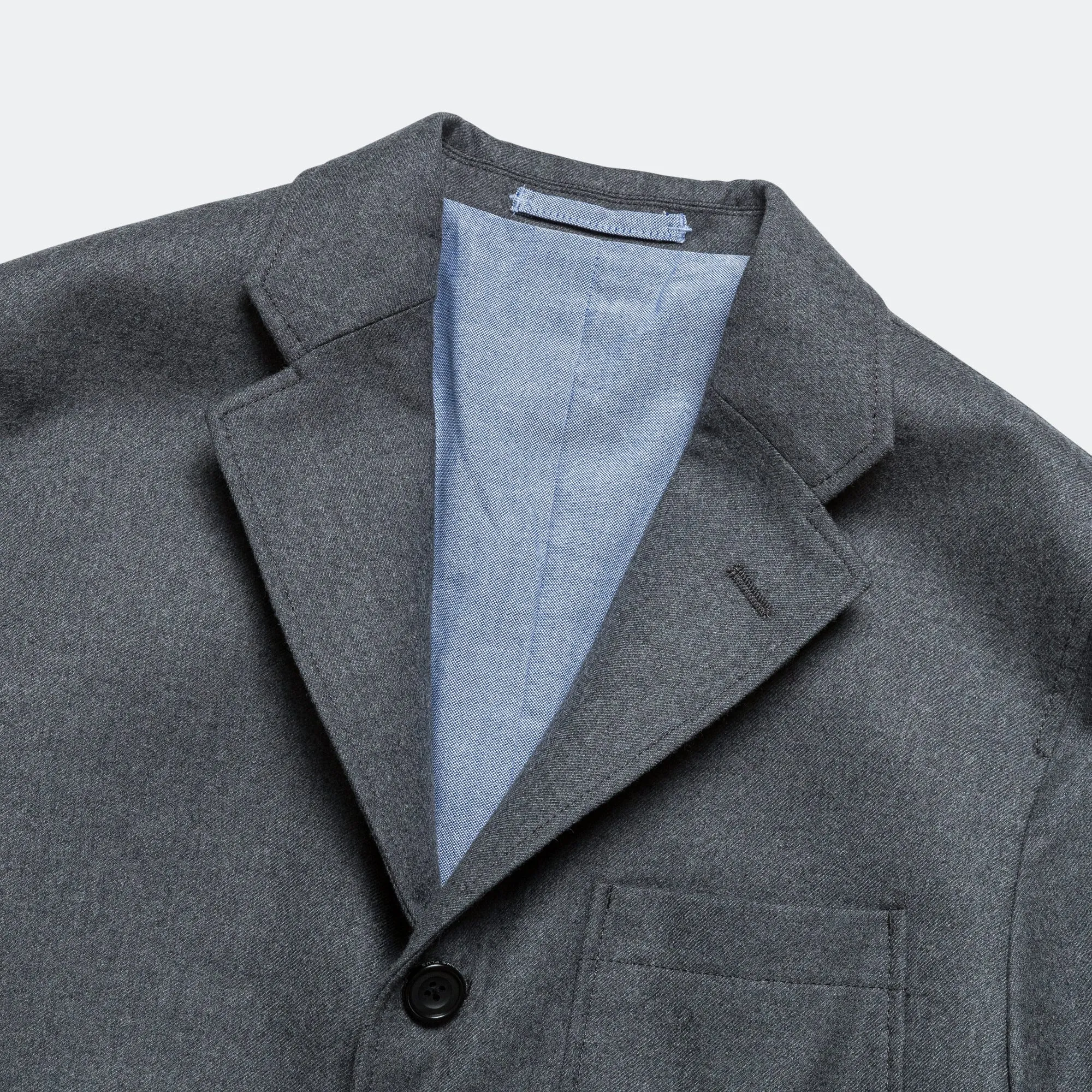 Beams Clothing 3B Jacket Flannel - Grey