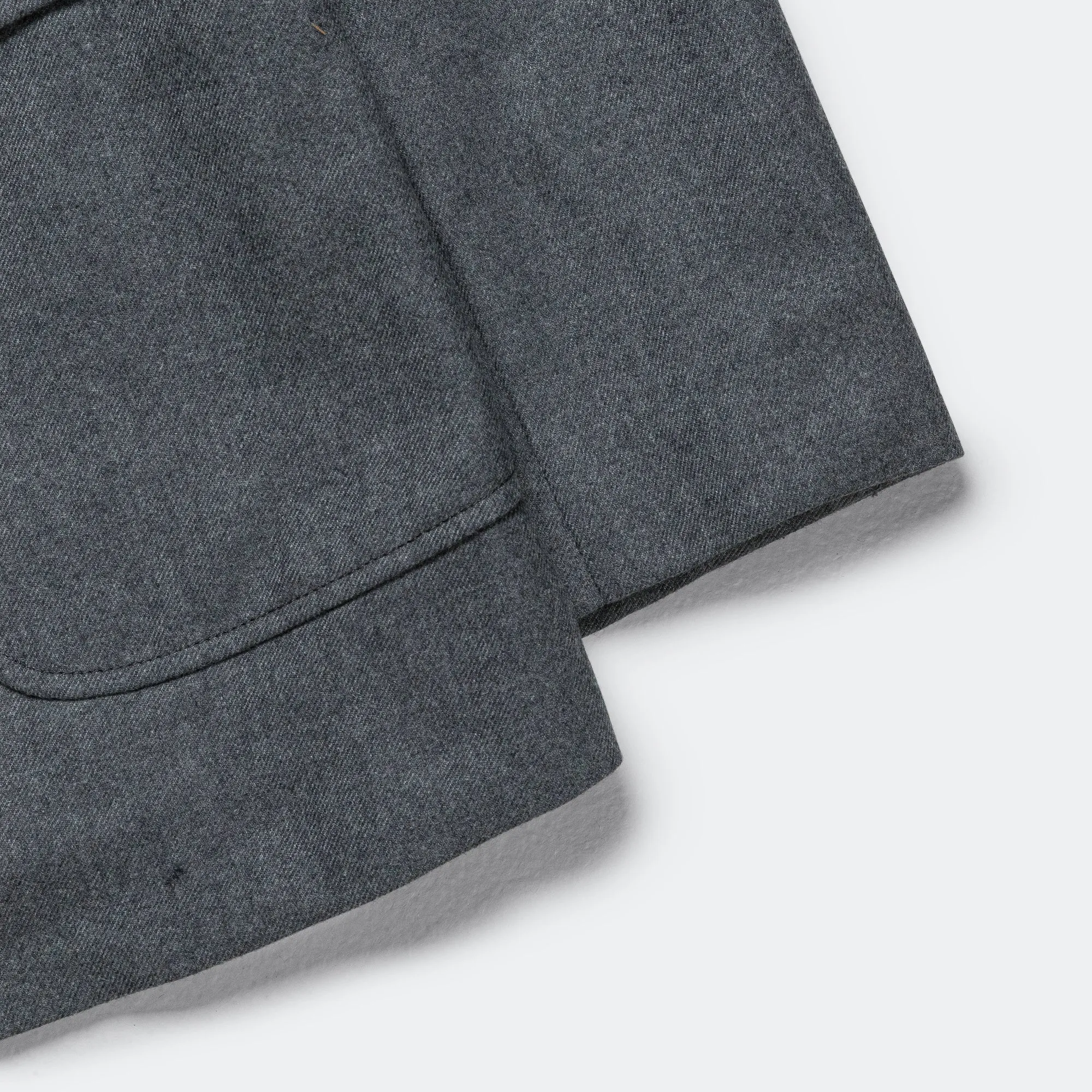 Beams Clothing 3B Jacket Flannel - Grey