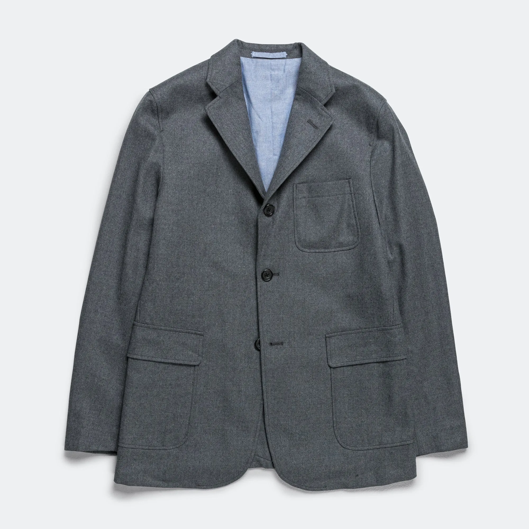Beams Clothing 3B Jacket Flannel - Grey