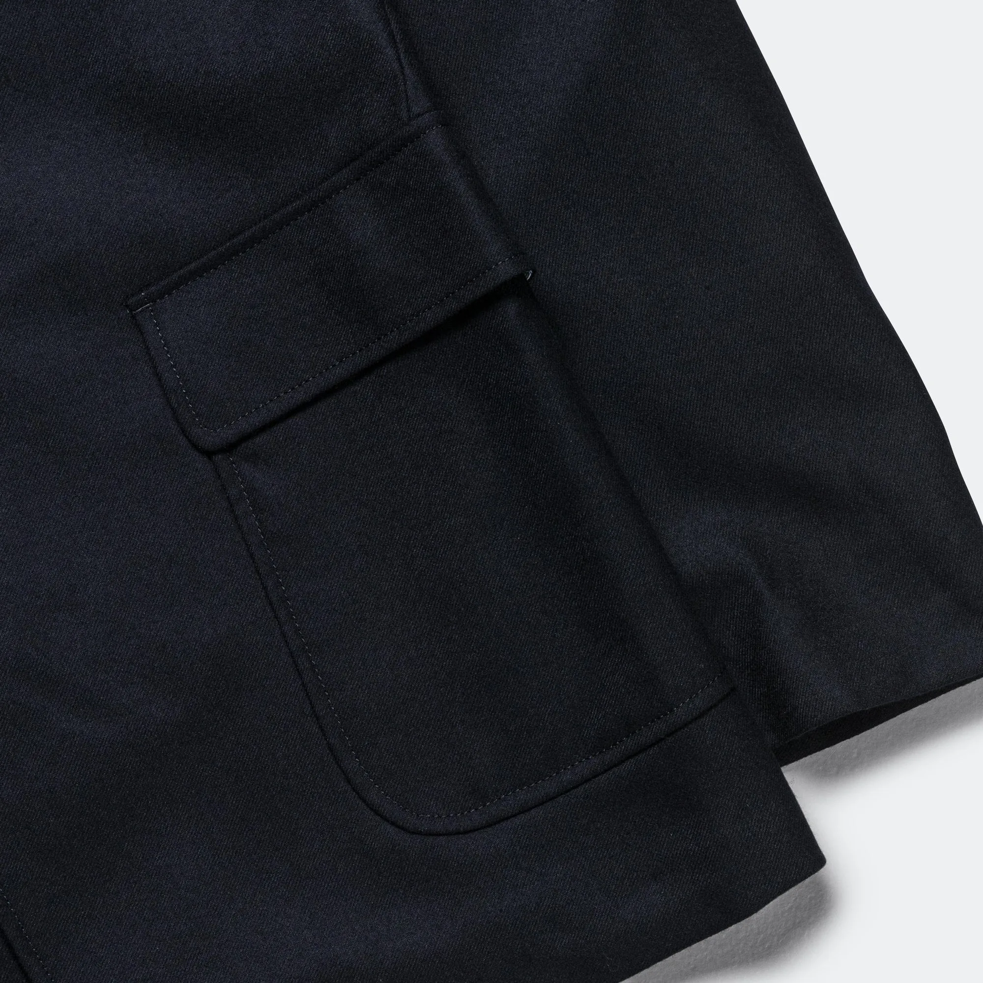 Beams Clothing 3B Jacket Flannel - Navy