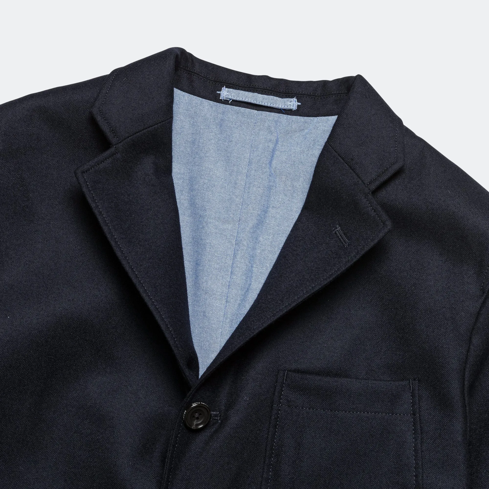 Beams Clothing 3B Jacket Flannel - Navy