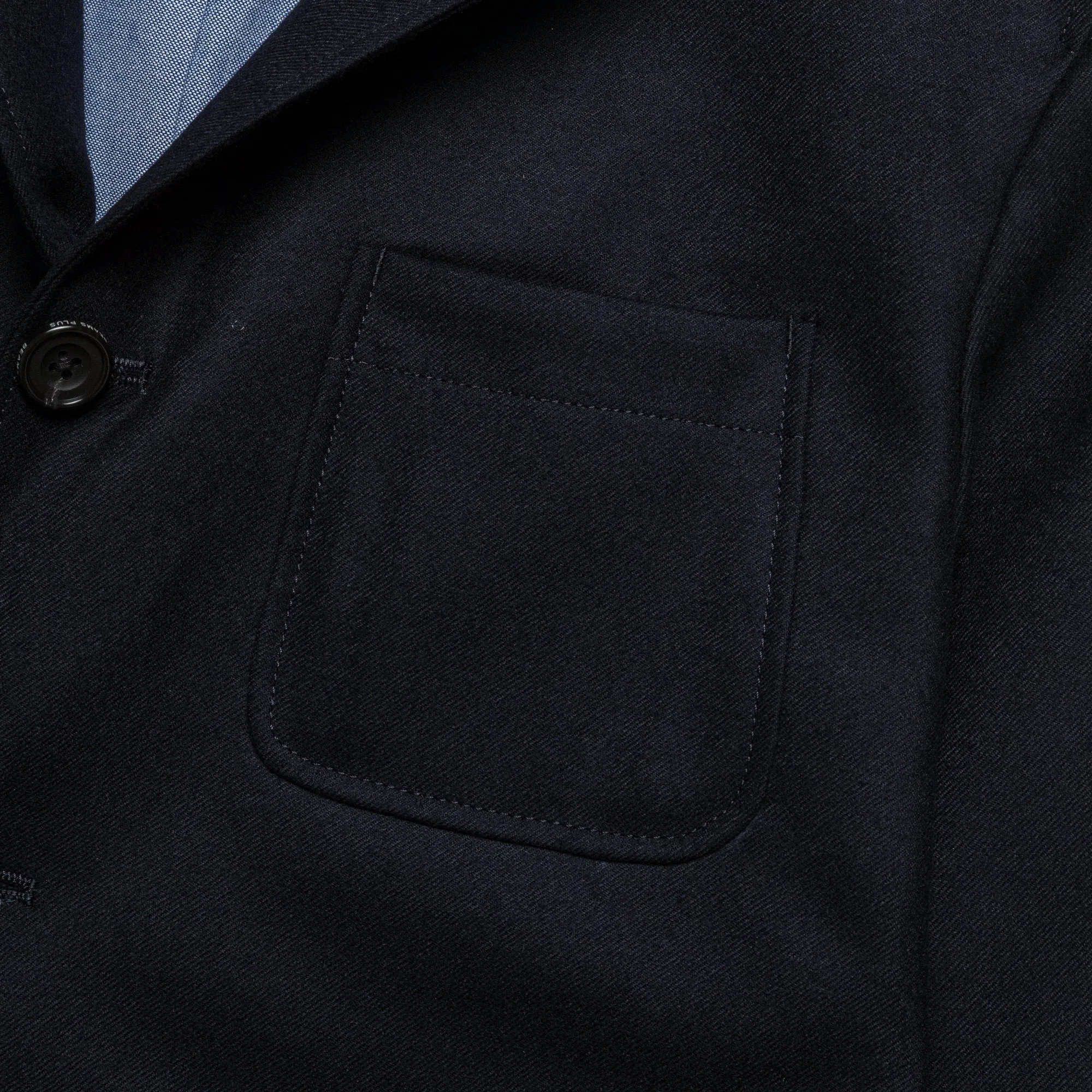 Beams Clothing 3B Jacket Flannel - Navy