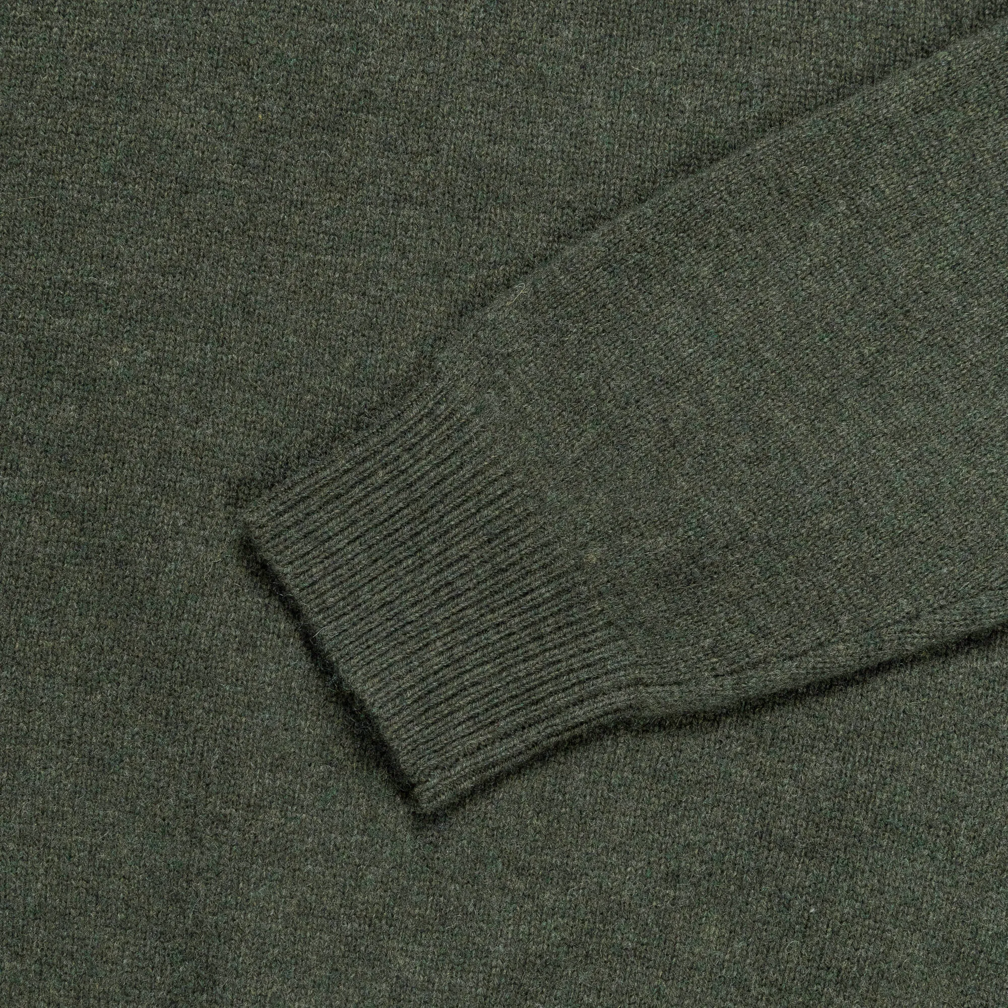 Beams Clothing 9G Knit Polo - Green