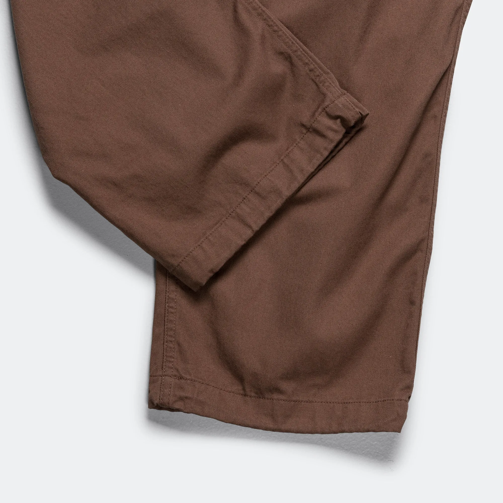 Beams Clothing Basic Twill Easy Trousers - Brown