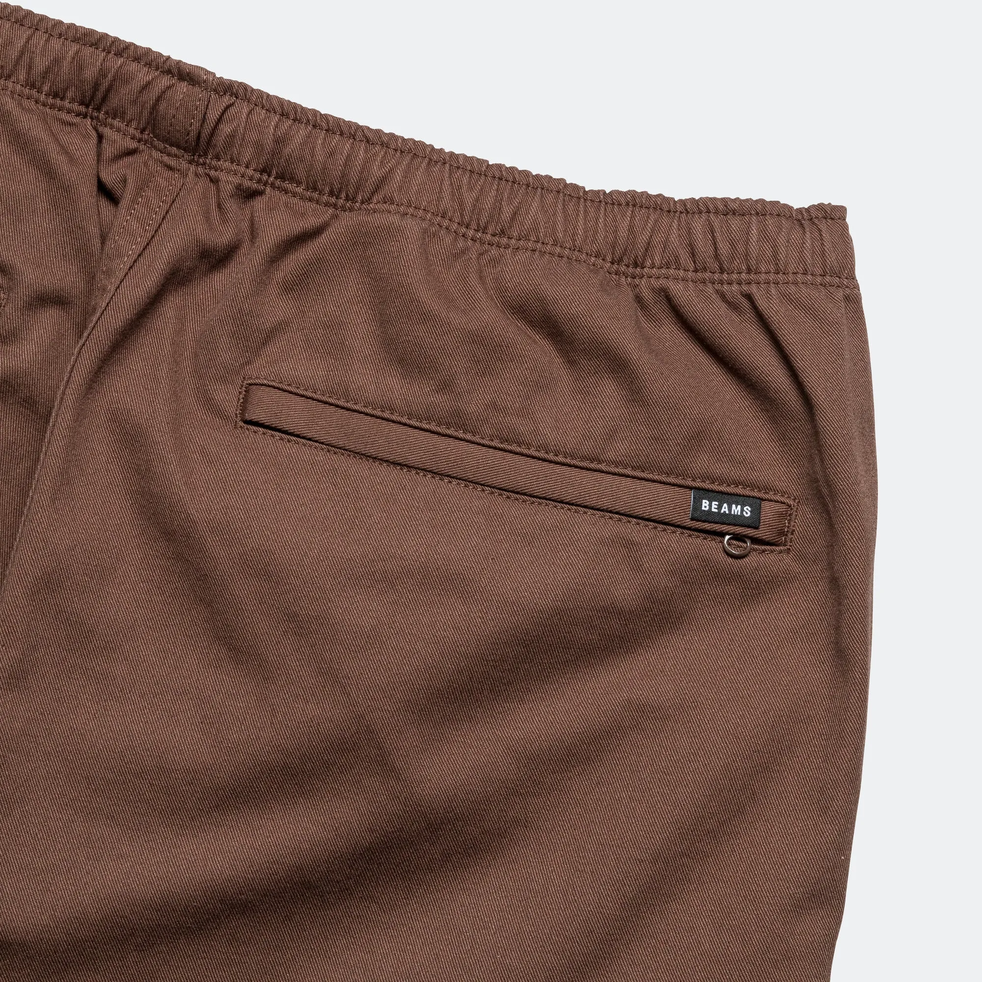 Beams Clothing Basic Twill Easy Trousers - Brown