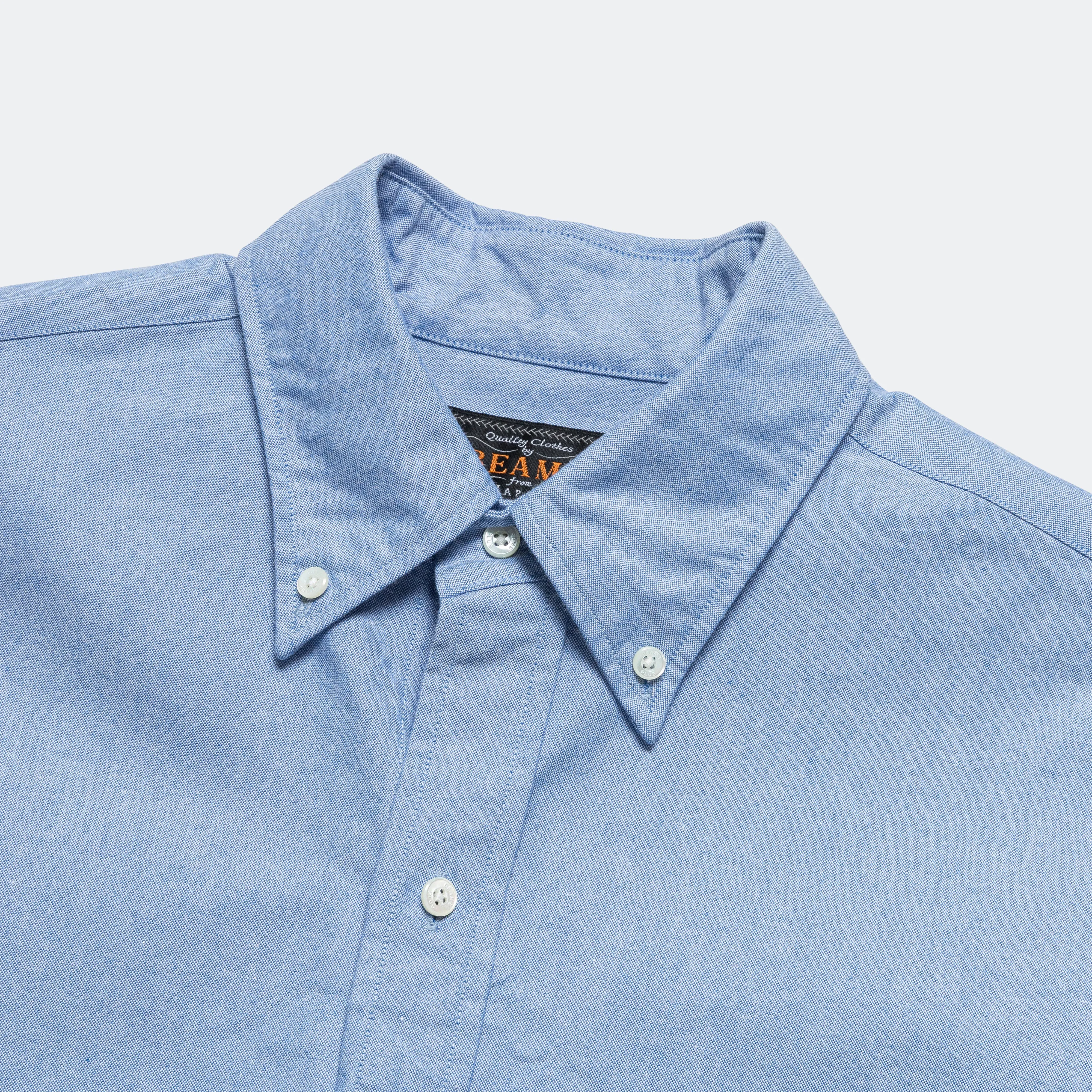 Beams Clothing B.D. American Oxford Classic Fit Shirt - Blue