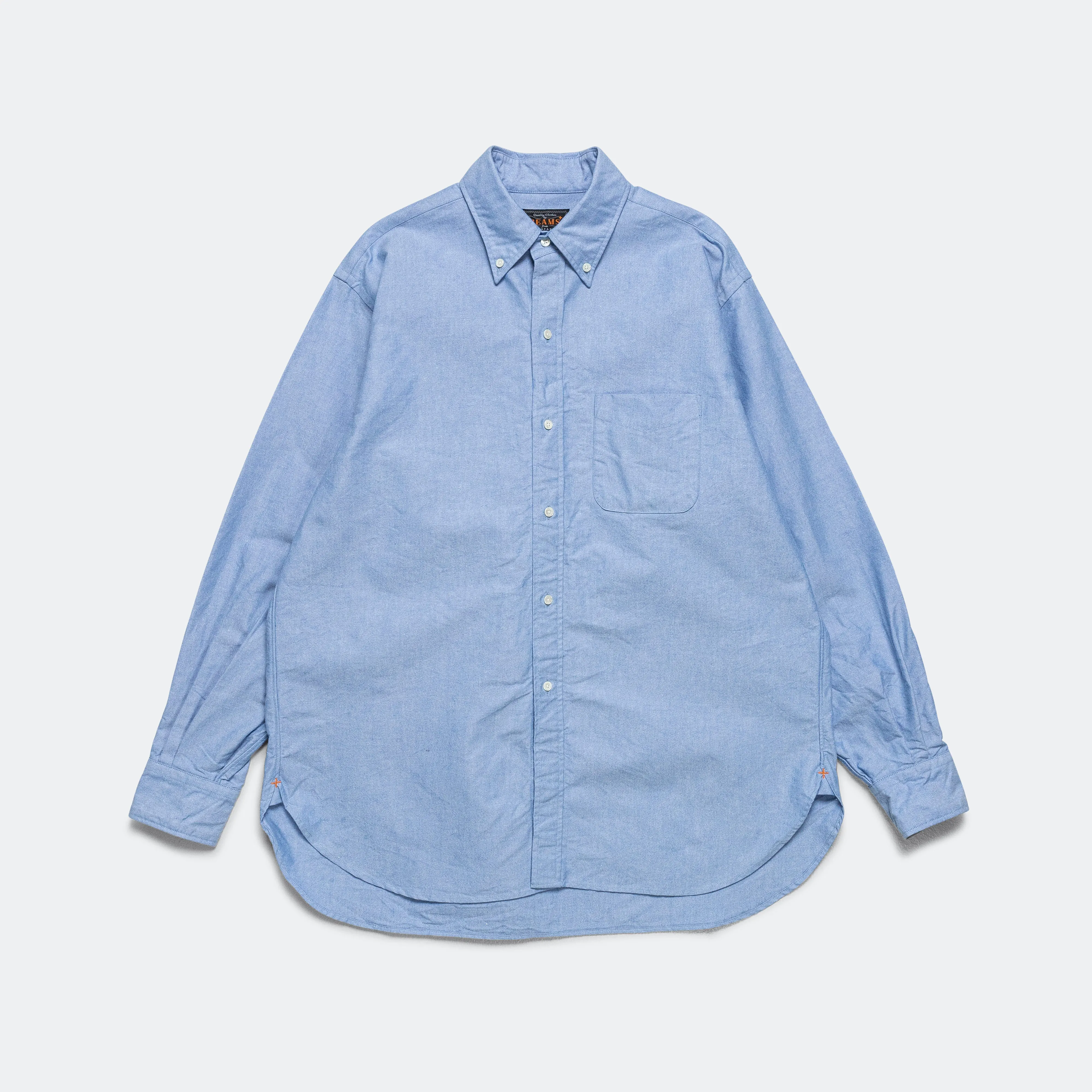 Beams Clothing B.D. American Oxford Classic Fit Shirt - Blue