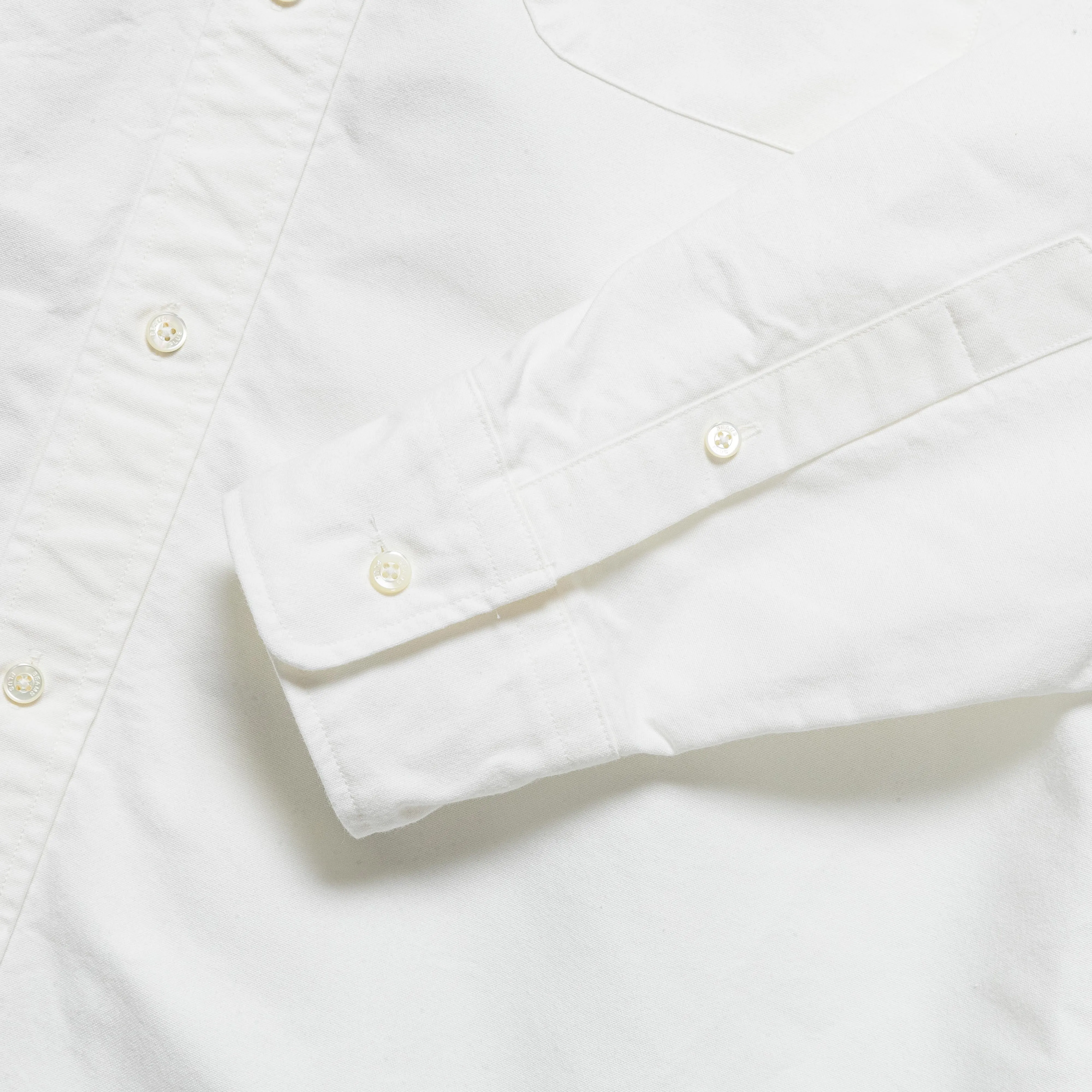 Beams Clothing B.D. American Oxford Classic Fit Shirt - White