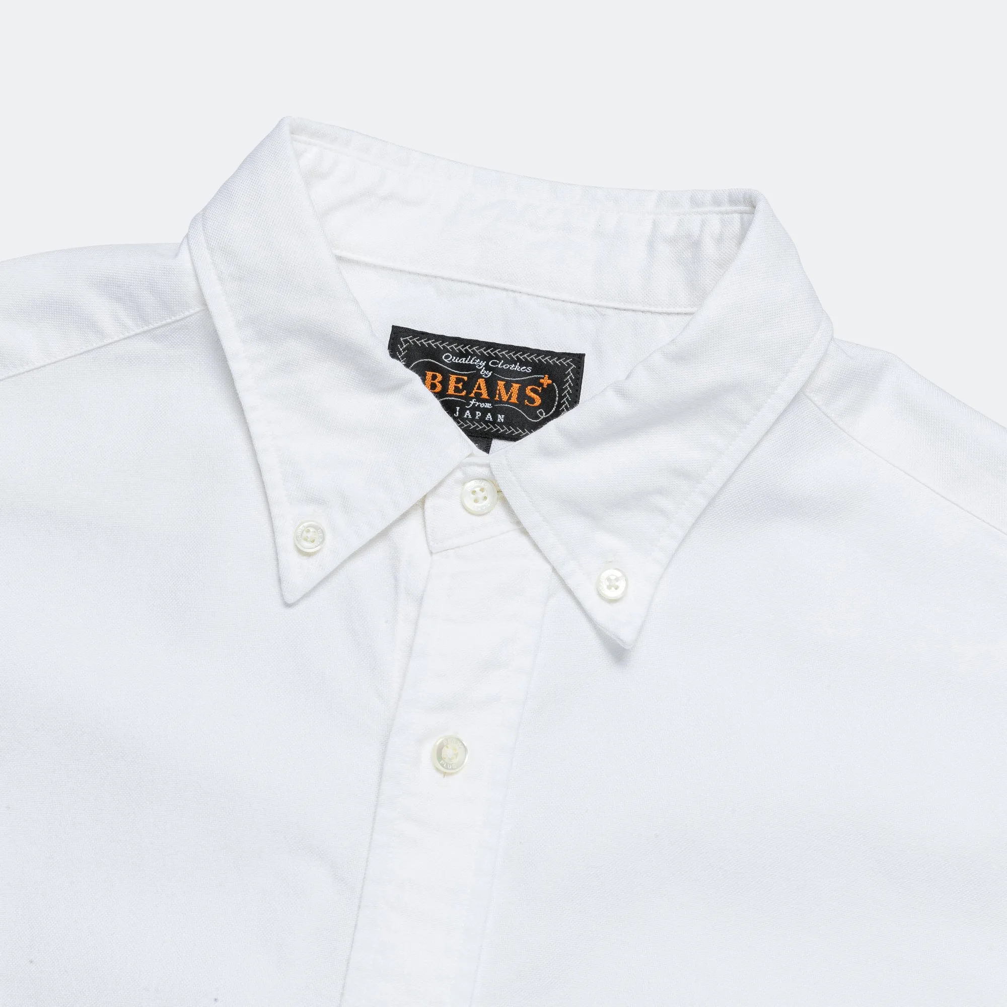 Beams Clothing B.D. Oxford Shirt - White