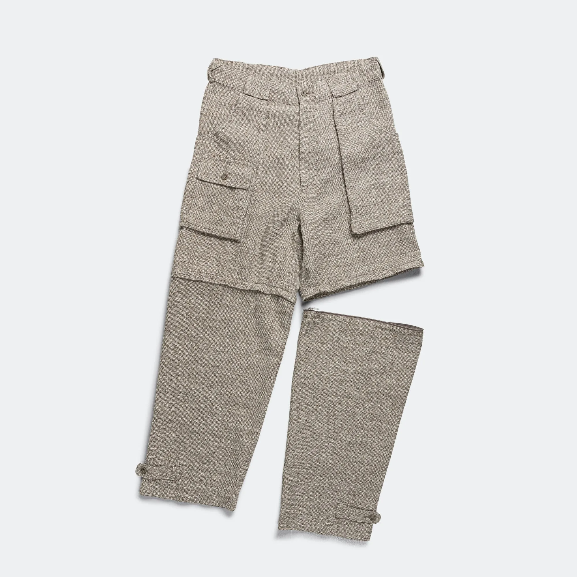 Beams Clothing Bush Pants ll Cotton Linen - Sand