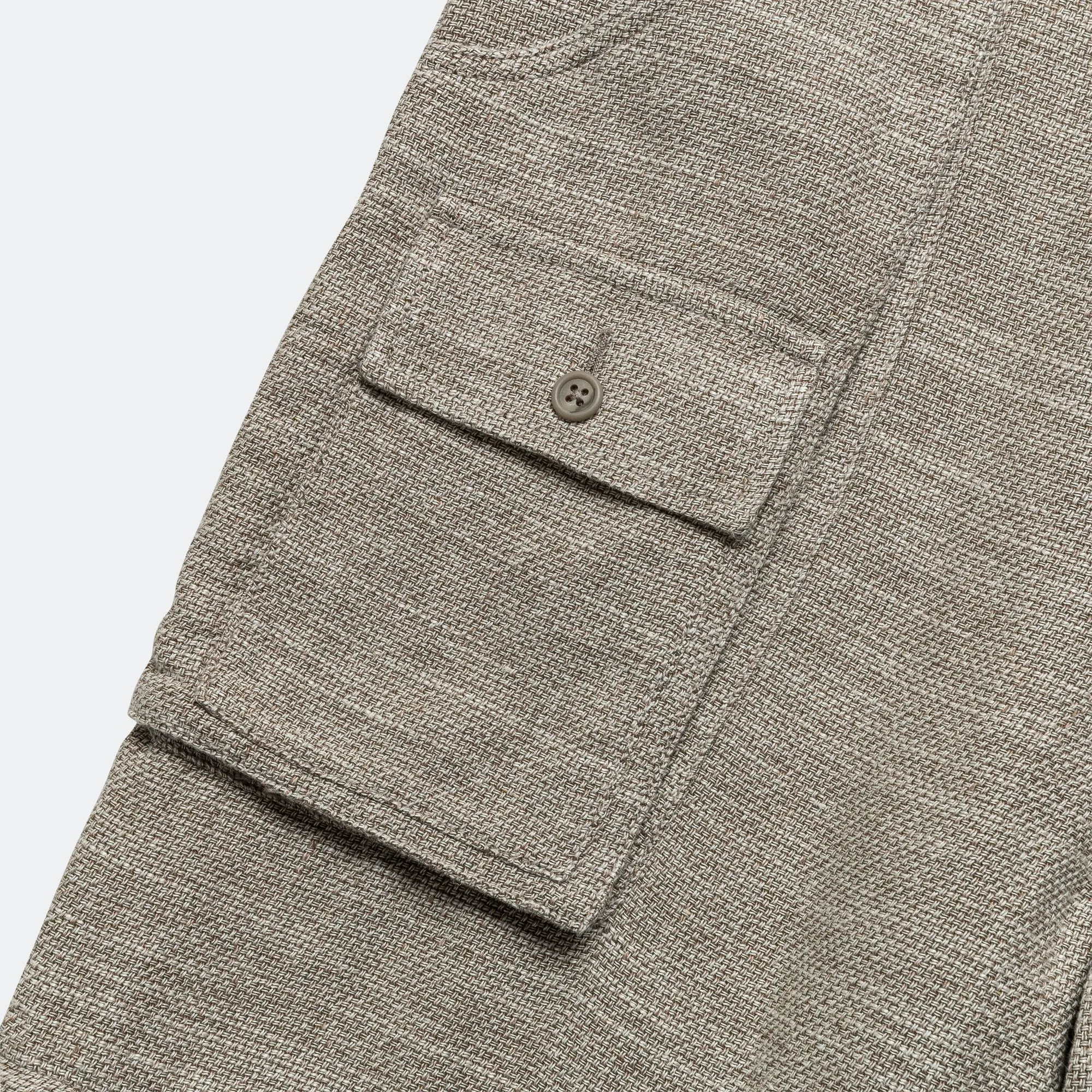 Beams Clothing Bush Pants ll Cotton Linen - Sand
