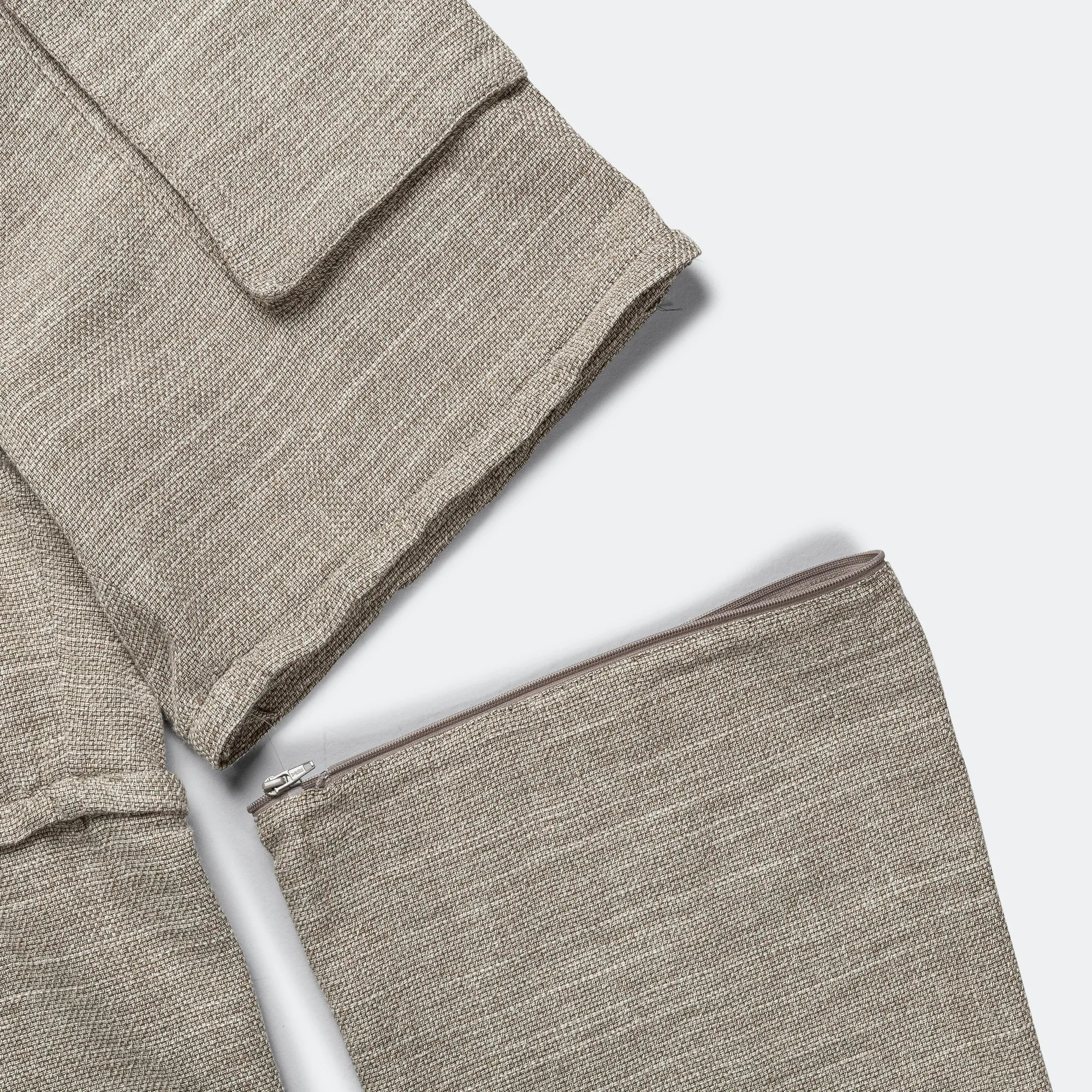 Beams Clothing Bush Pants ll Cotton Linen - Sand