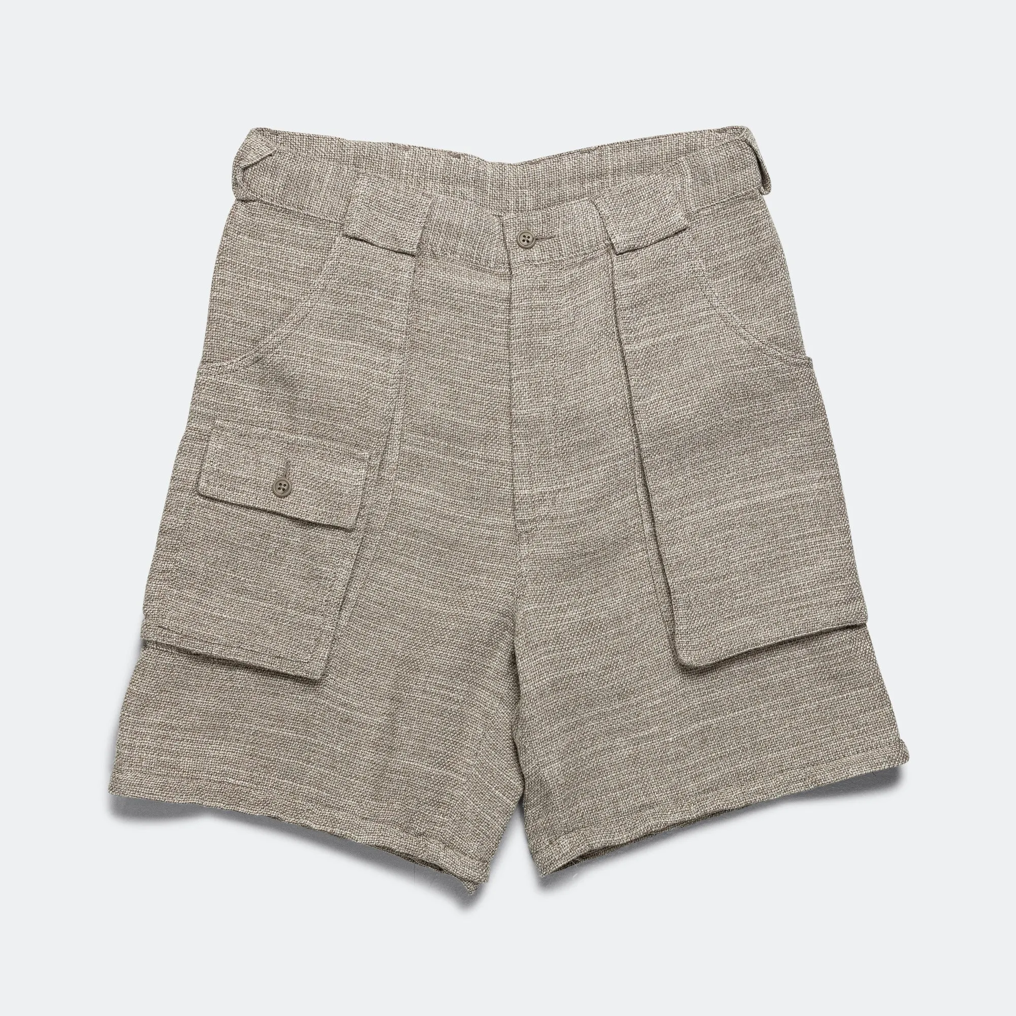 Beams Clothing Bush Pants ll Cotton Linen - Sand