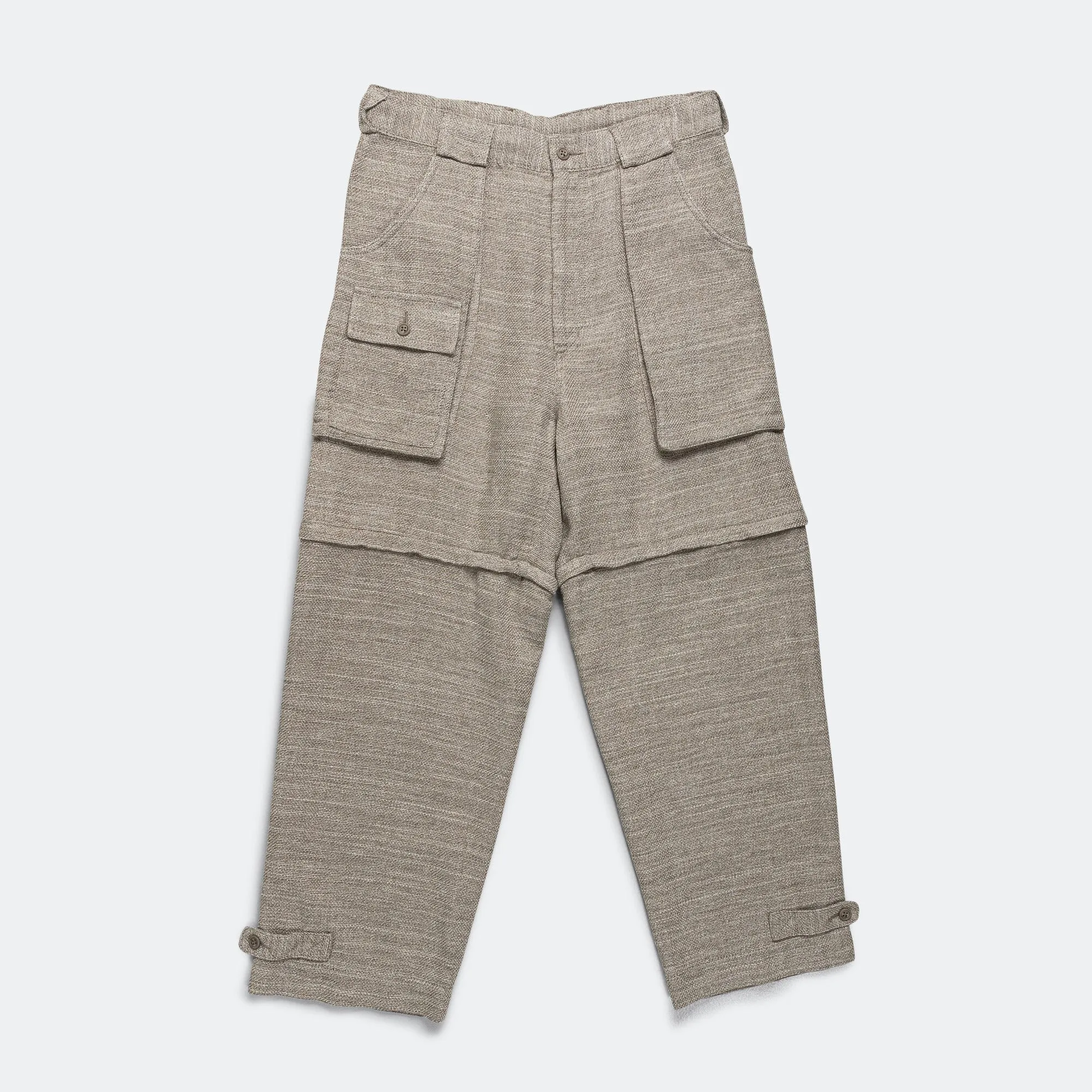 Beams Clothing Bush Pants ll Cotton Linen - Sand