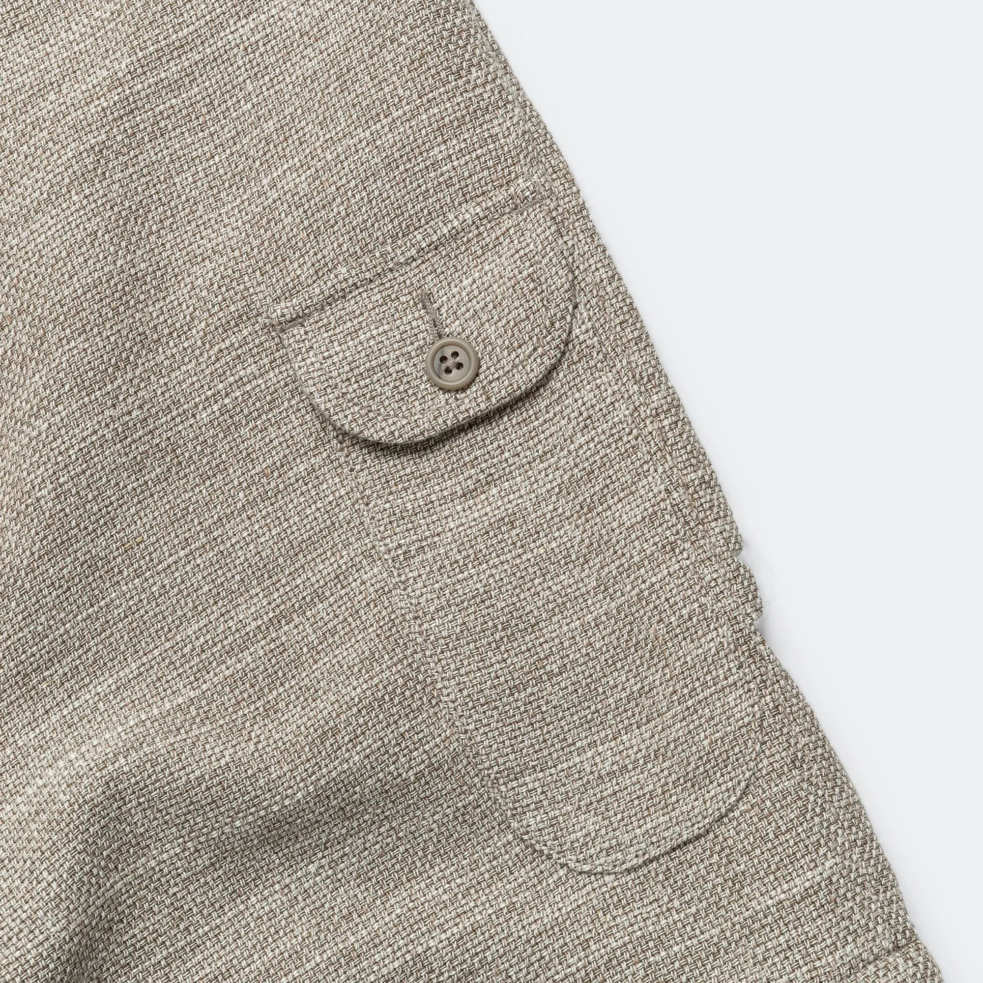 Beams Clothing Bush Pants ll Cotton Linen - Sand