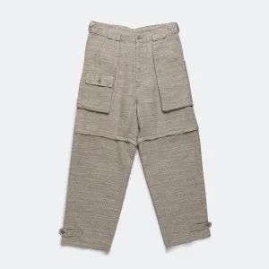 Beams Clothing Bush Pants ll Cotton Linen - Sand