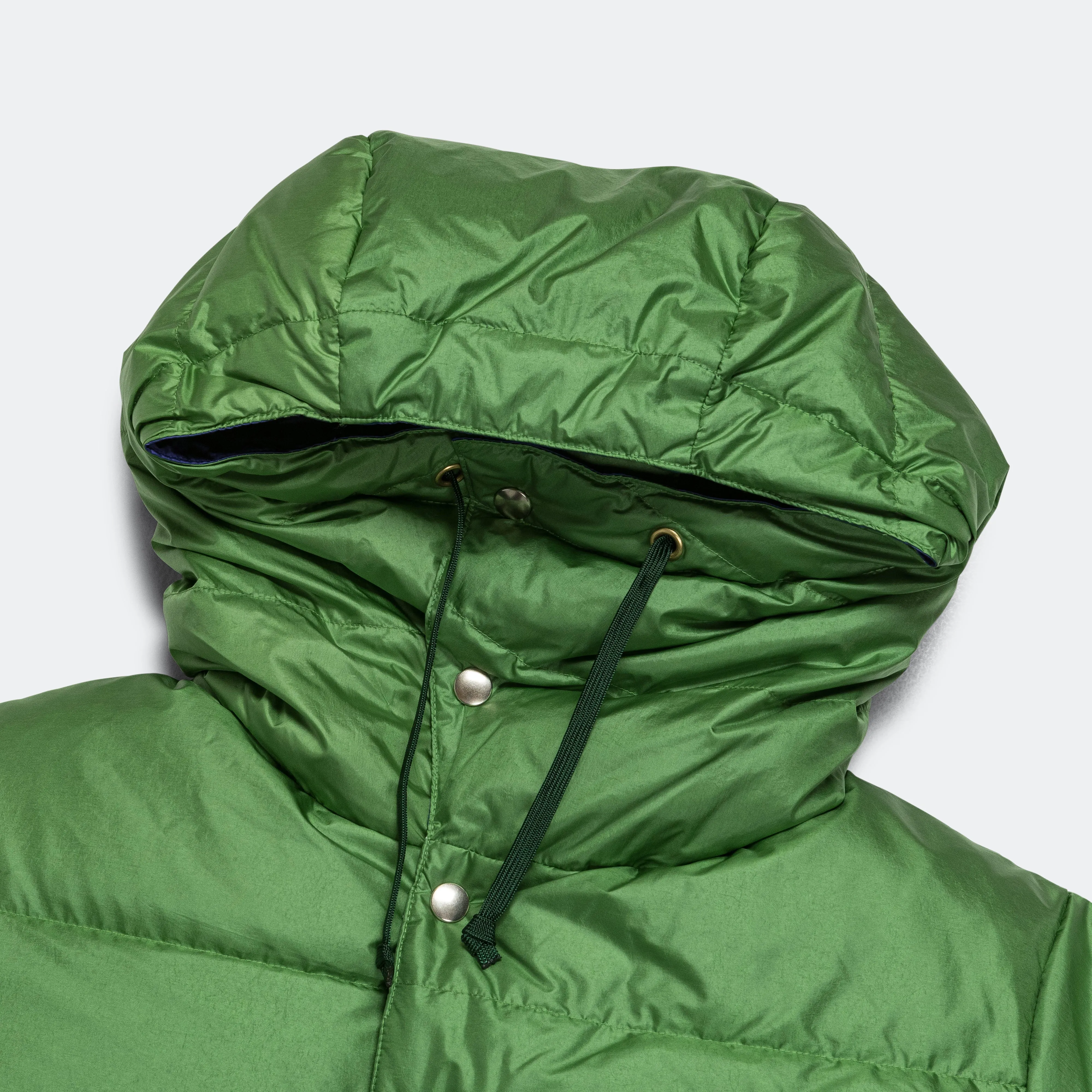 Beams Clothing Expedition Down Parka II - Kale/Eggplant