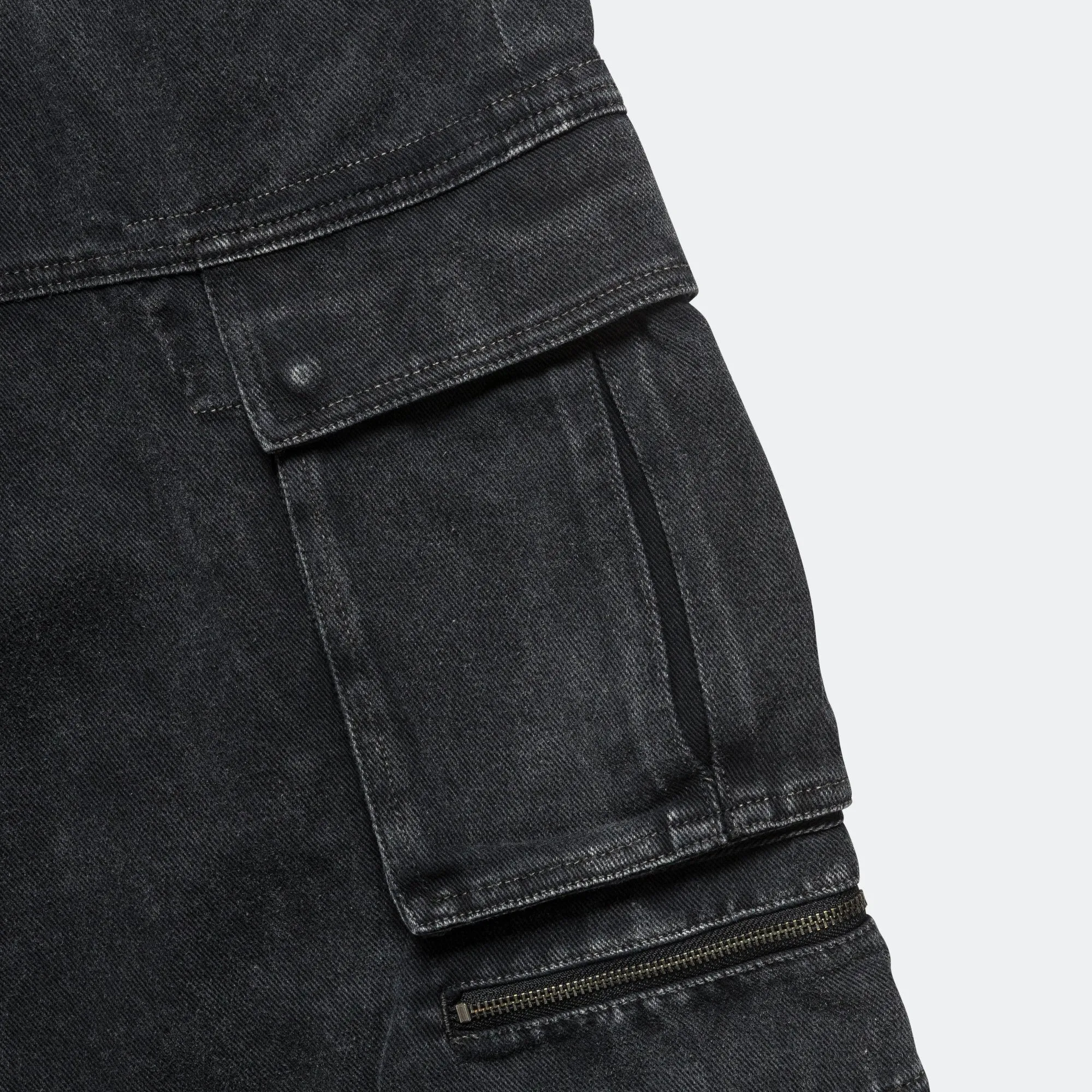 Beams Clothing Faded Cargo Shorts - Black