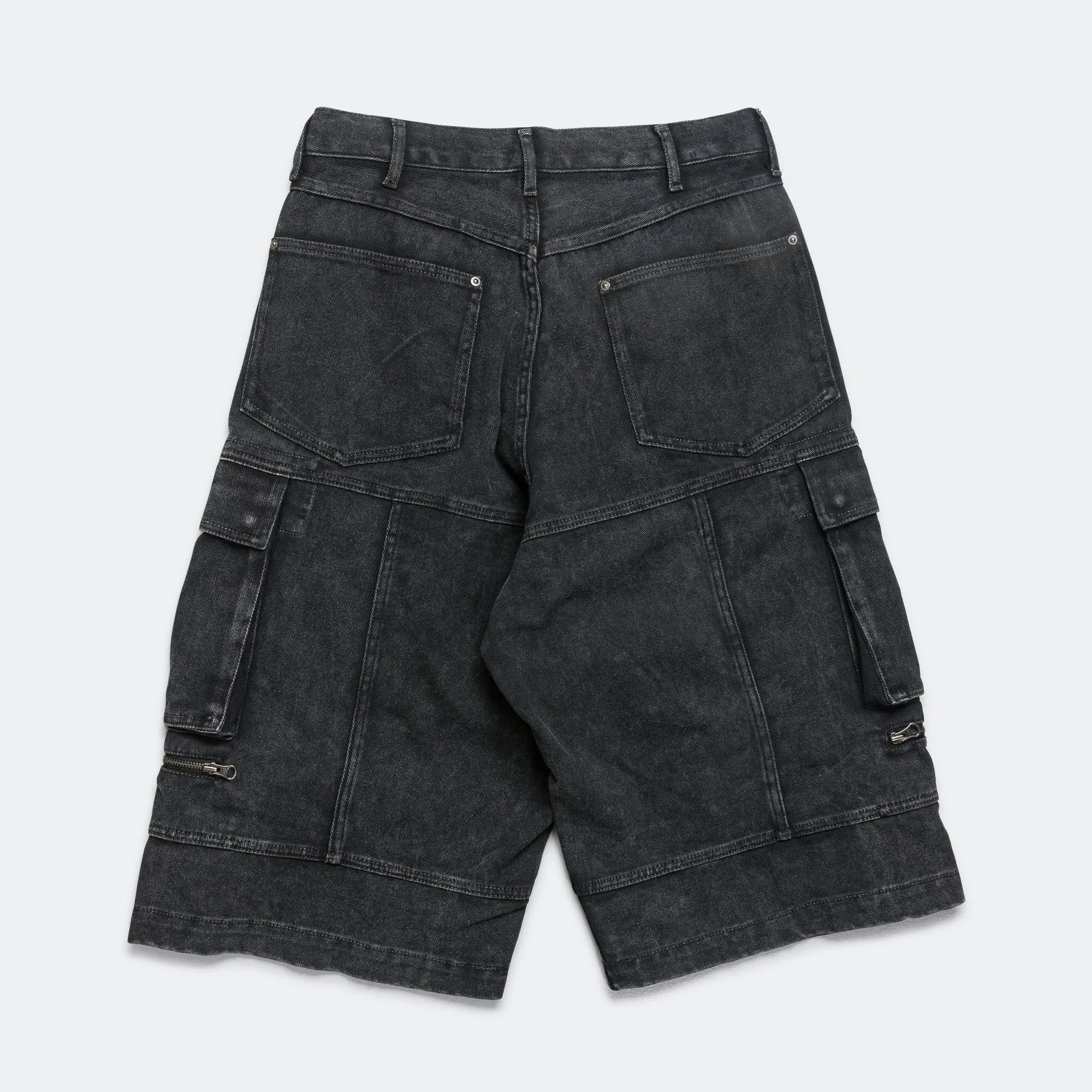 Beams Clothing Faded Cargo Shorts - Black