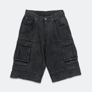 Beams Clothing Faded Cargo Shorts - Black
