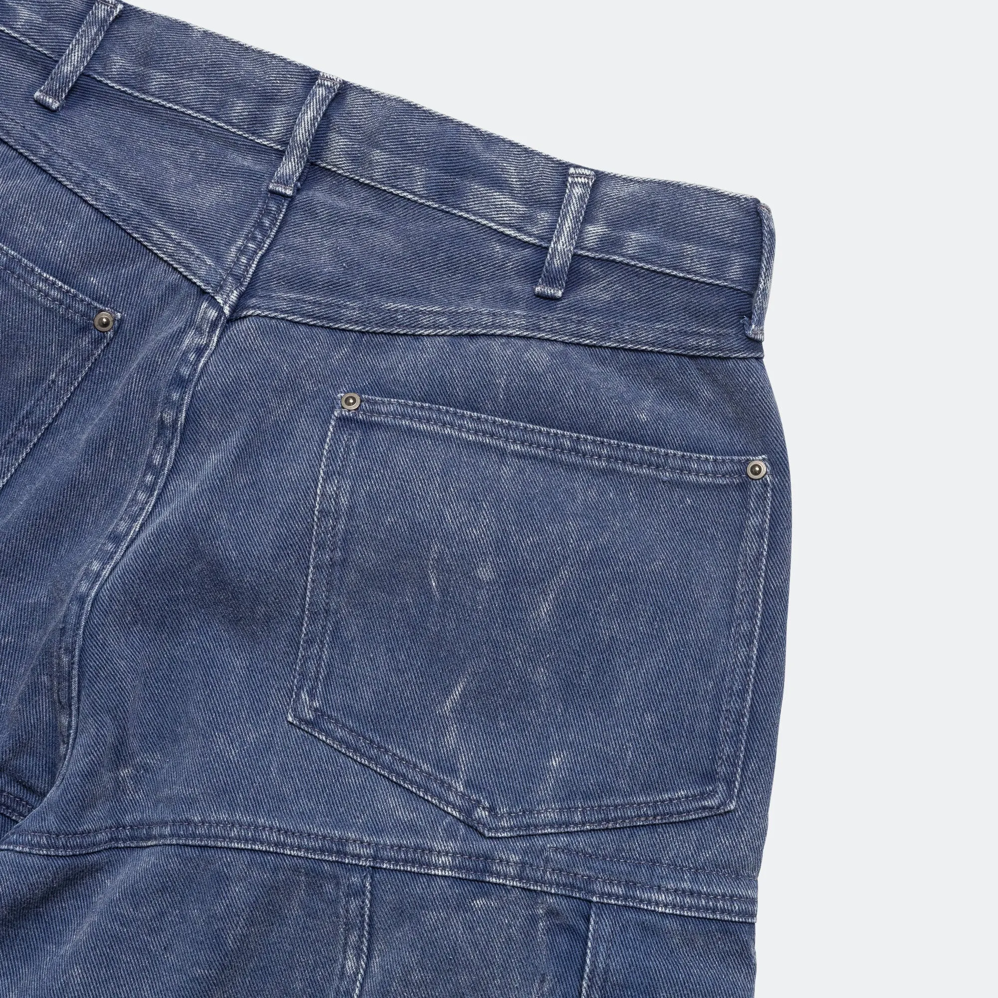 Beams Clothing Faded Cargo Shorts - Blue