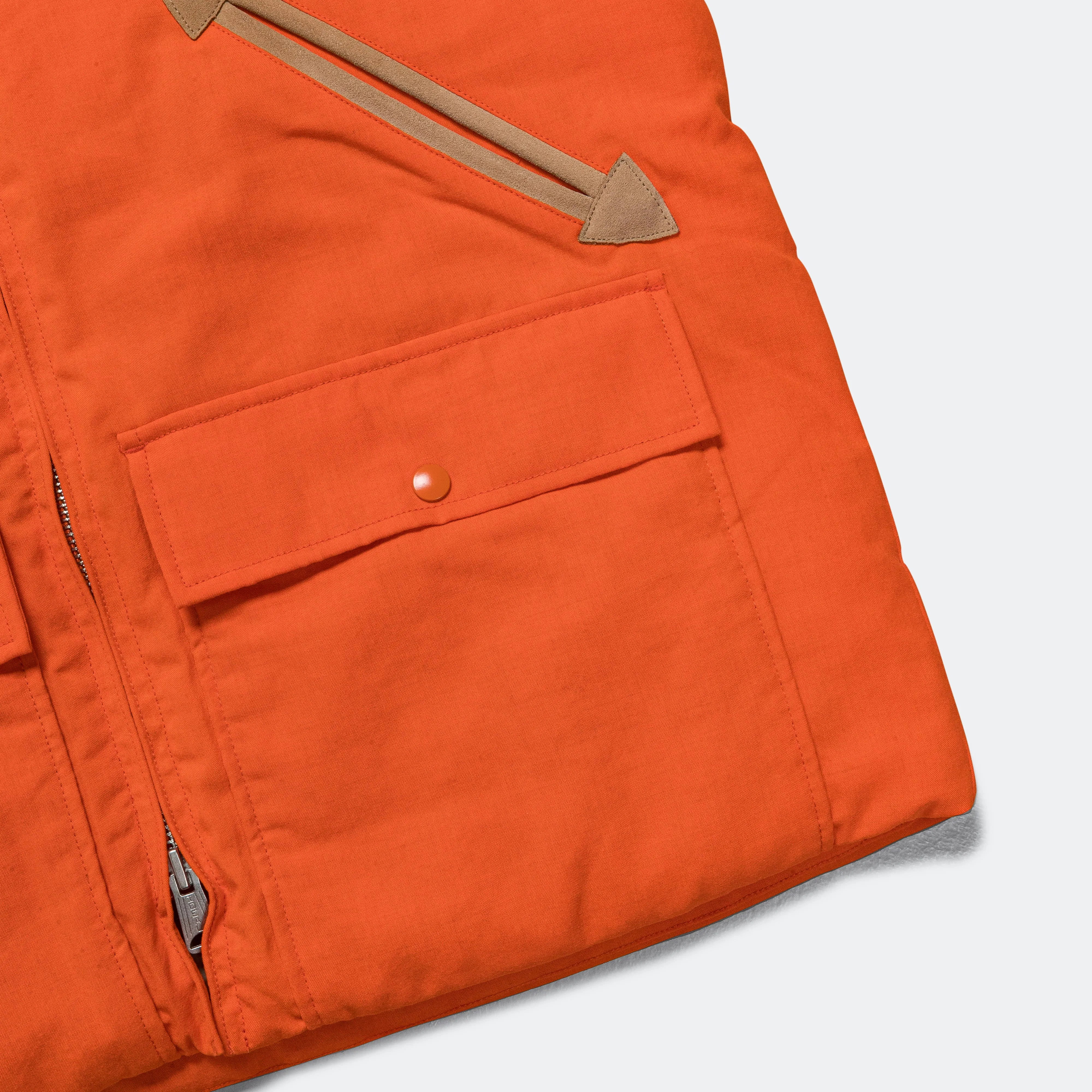Beams Clothing Hunting Puff Jacket -  Orange