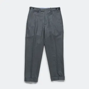 Beams Clothing IVY Trousers Ankle-Cut Flannel - Grey