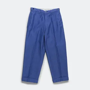 Beams Clothing IVY Trousers Wide Heavy Moleskin - Purple