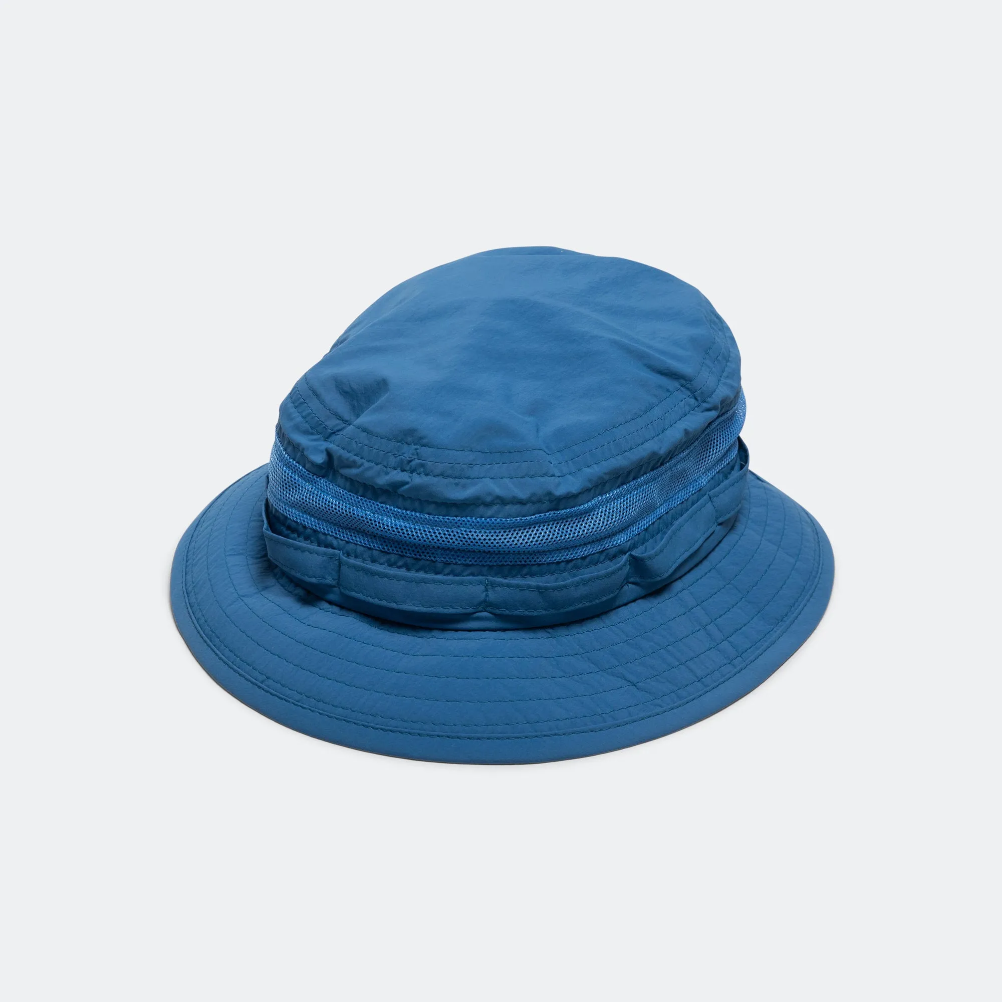 Beams Clothing Jungle Hat Mesh - Blue