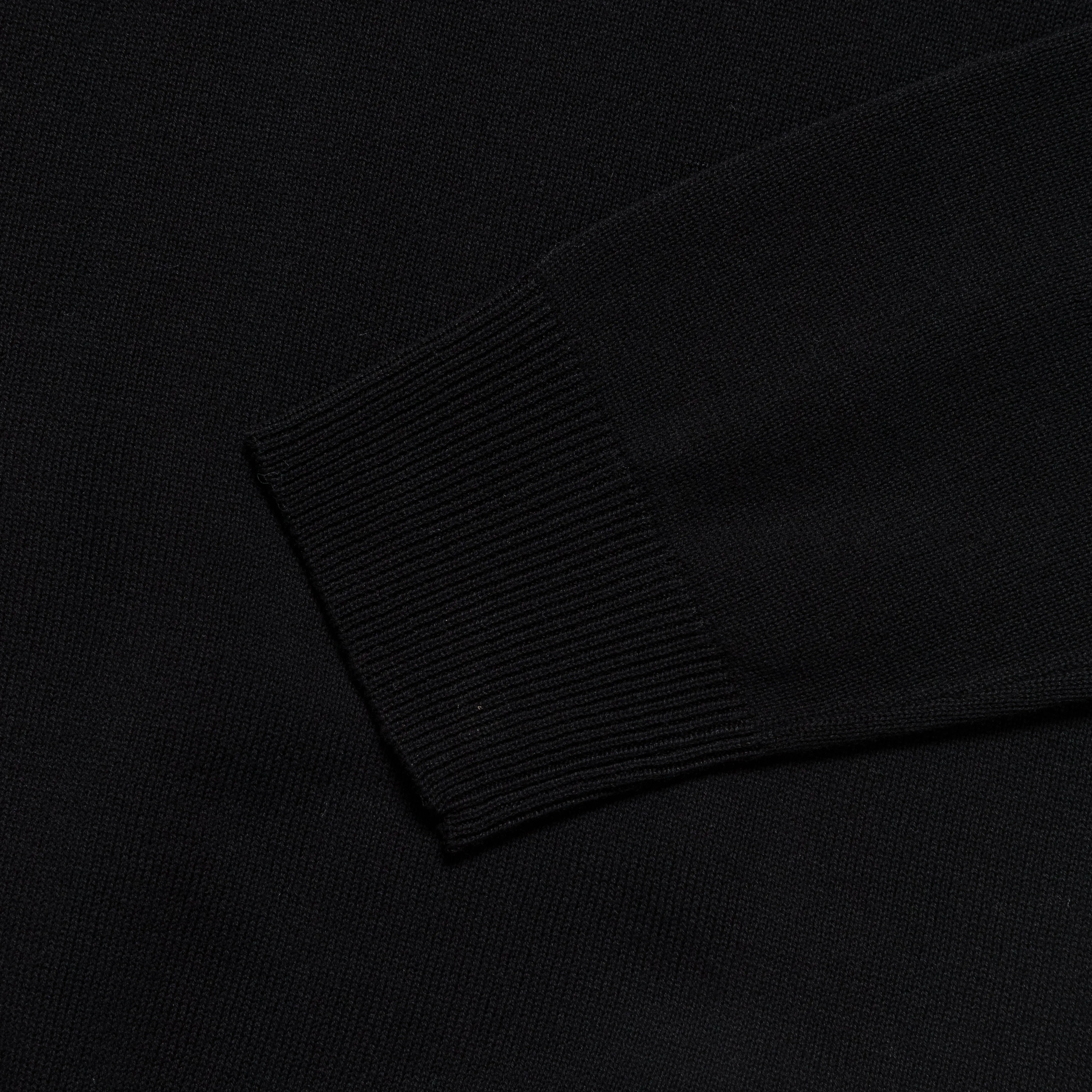 Beams Clothing Knit Polo 12G - Black