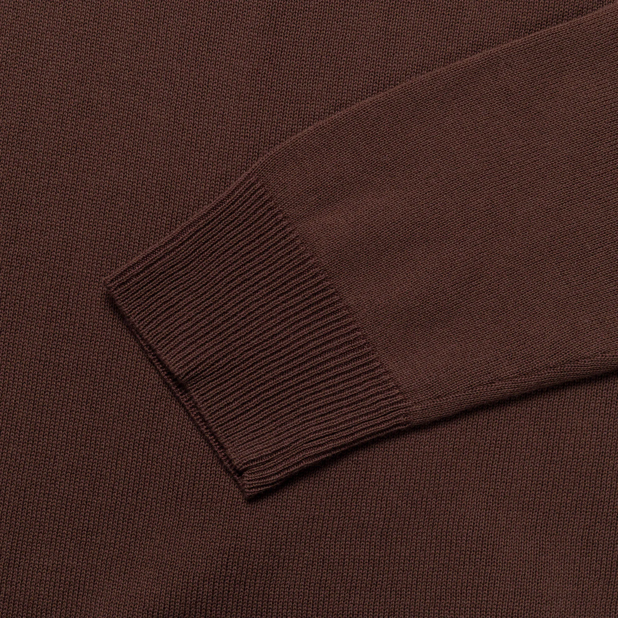 Beams Clothing Knit Polo 12G - Brown