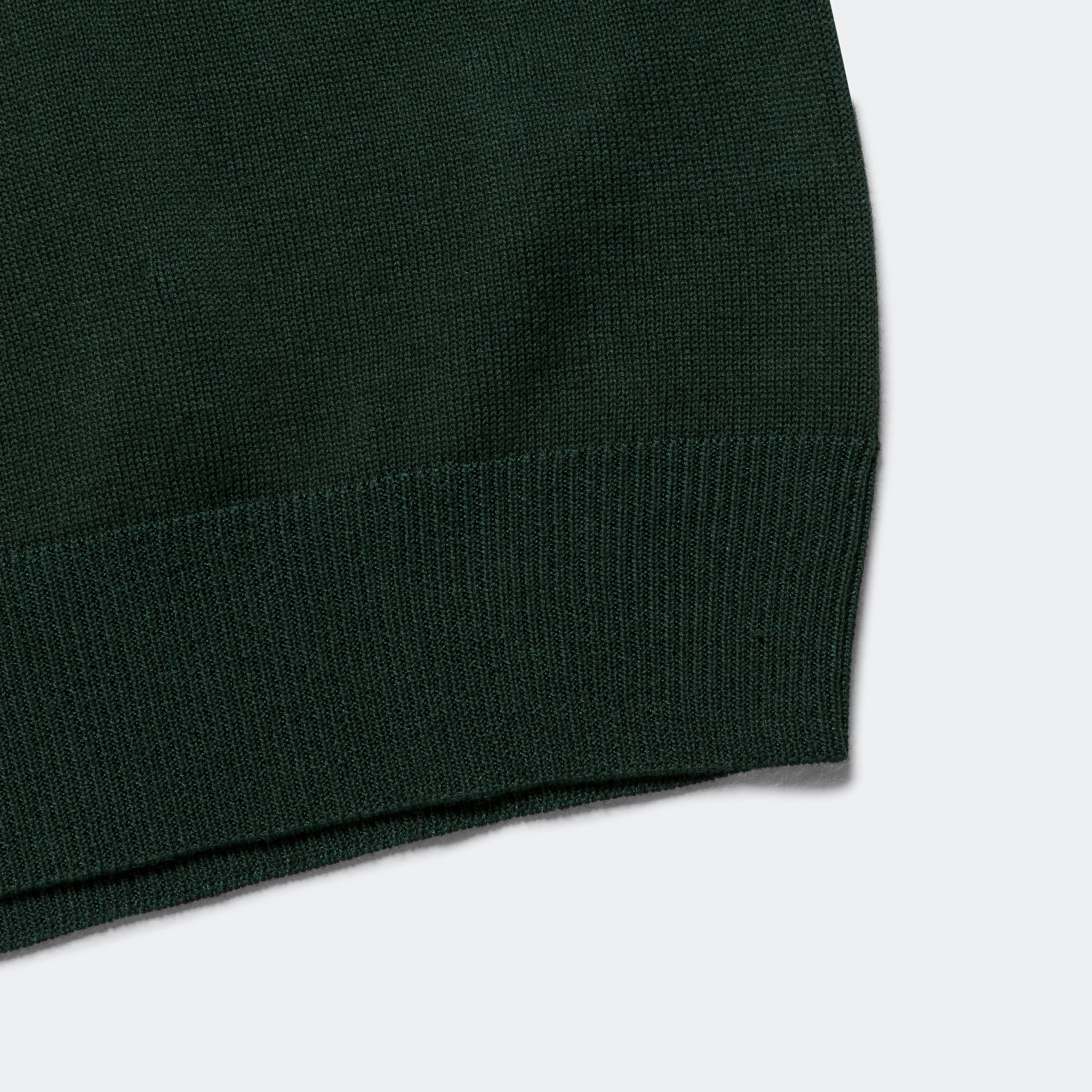 Beams Clothing Knit Polo 12G - Green