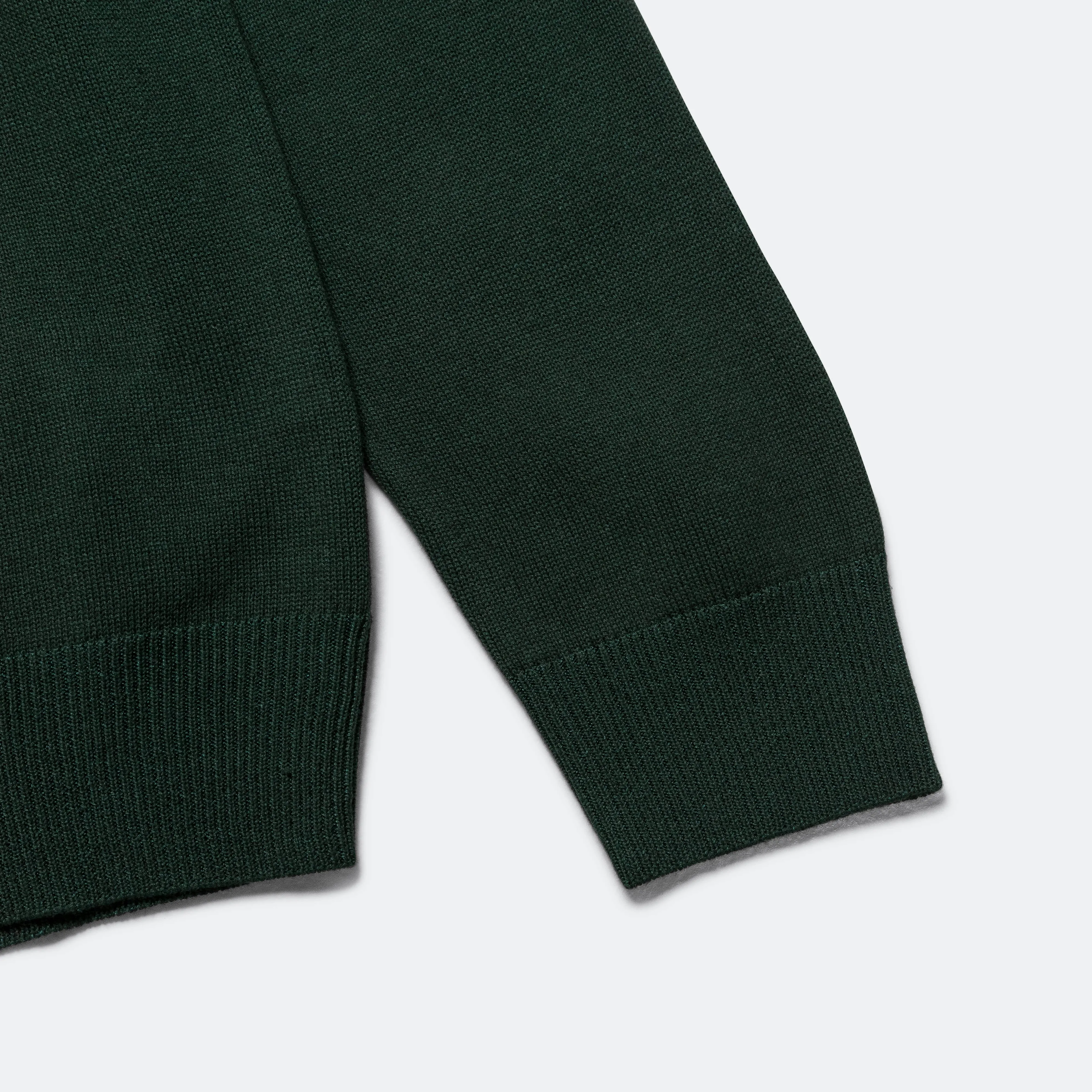Beams Clothing Knit Polo 12G - Green