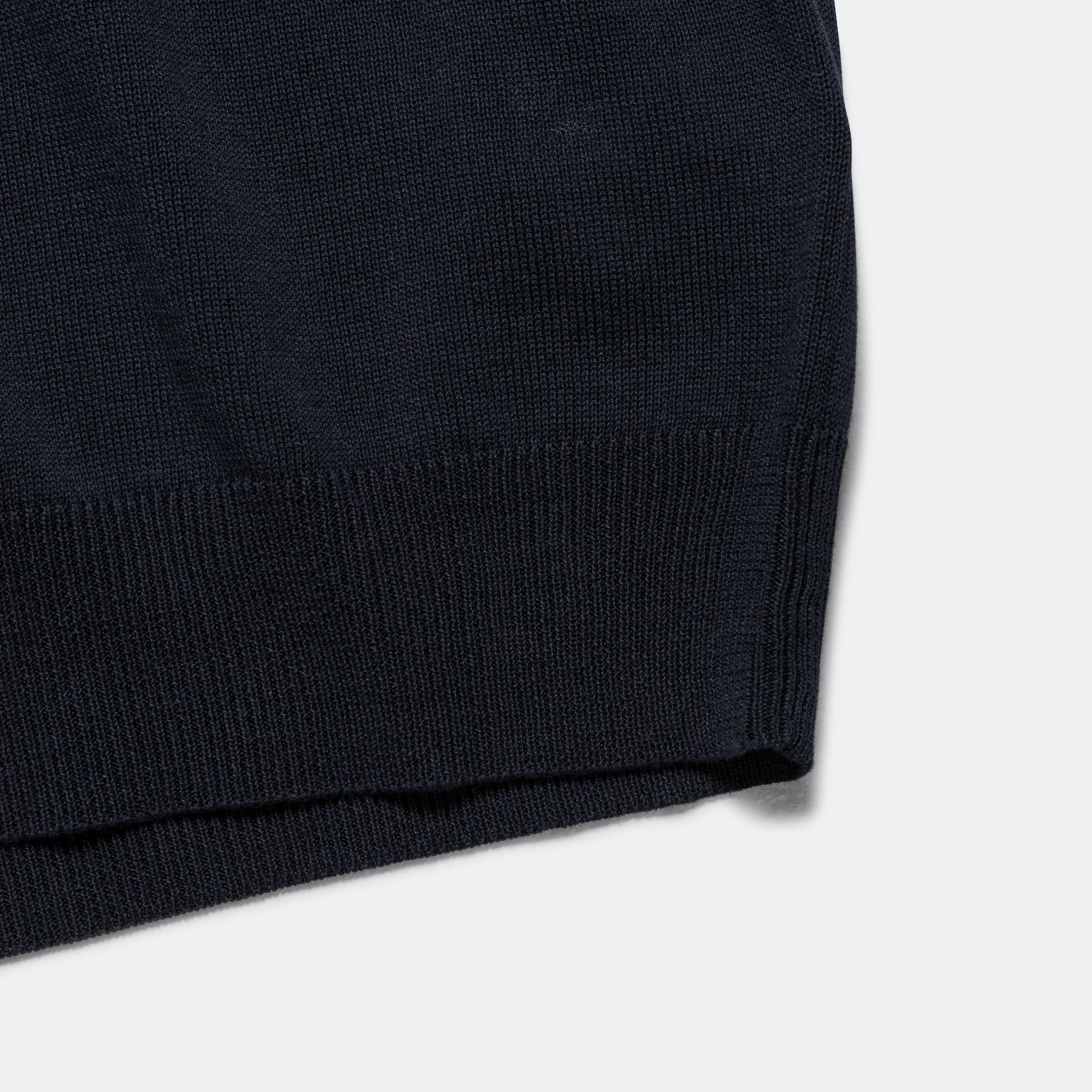 Beams Clothing Knit Polo 12G - Navy