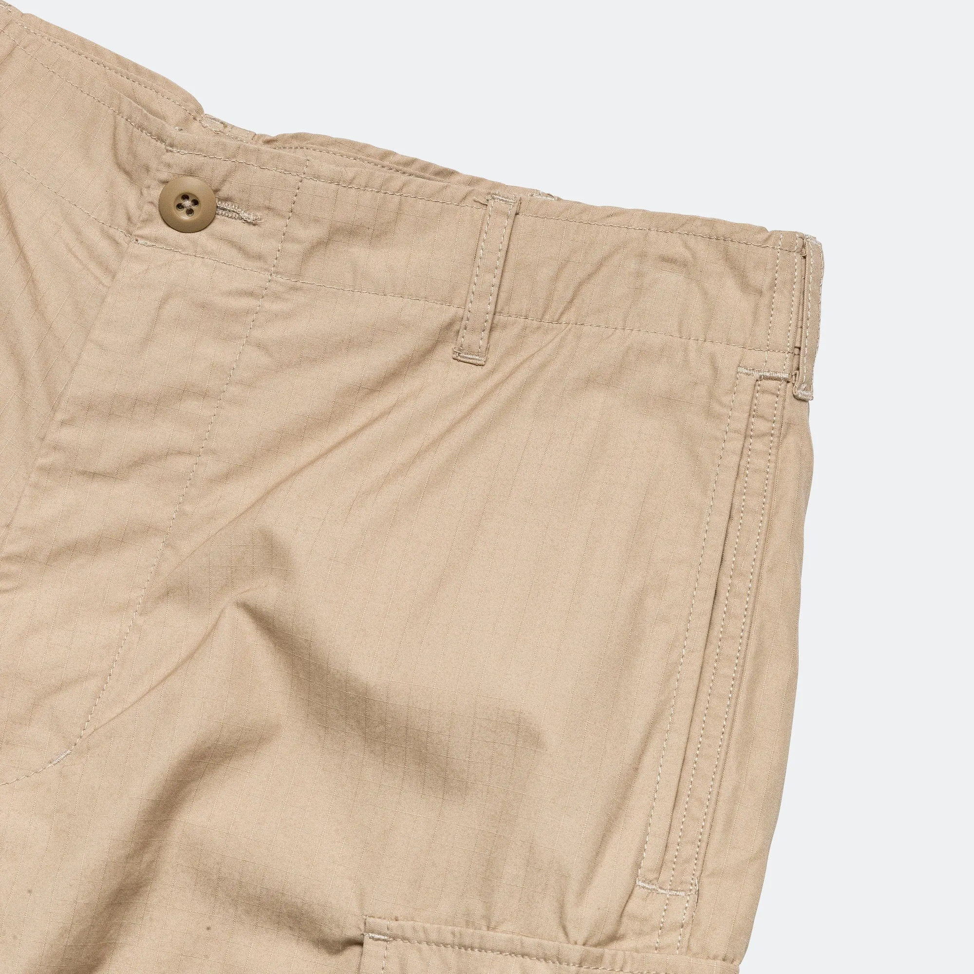 Beams Clothing MIL 6Pockets 80/3 Rip Stop - Beige
