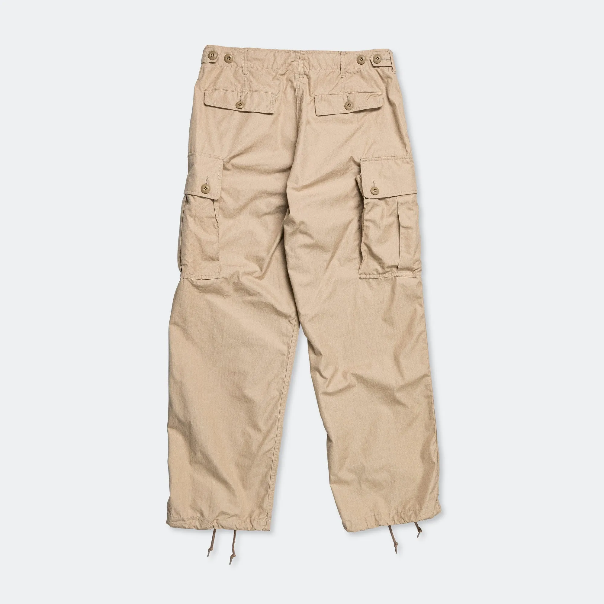 Beams Clothing MIL 6Pockets 80/3 Rip Stop - Beige