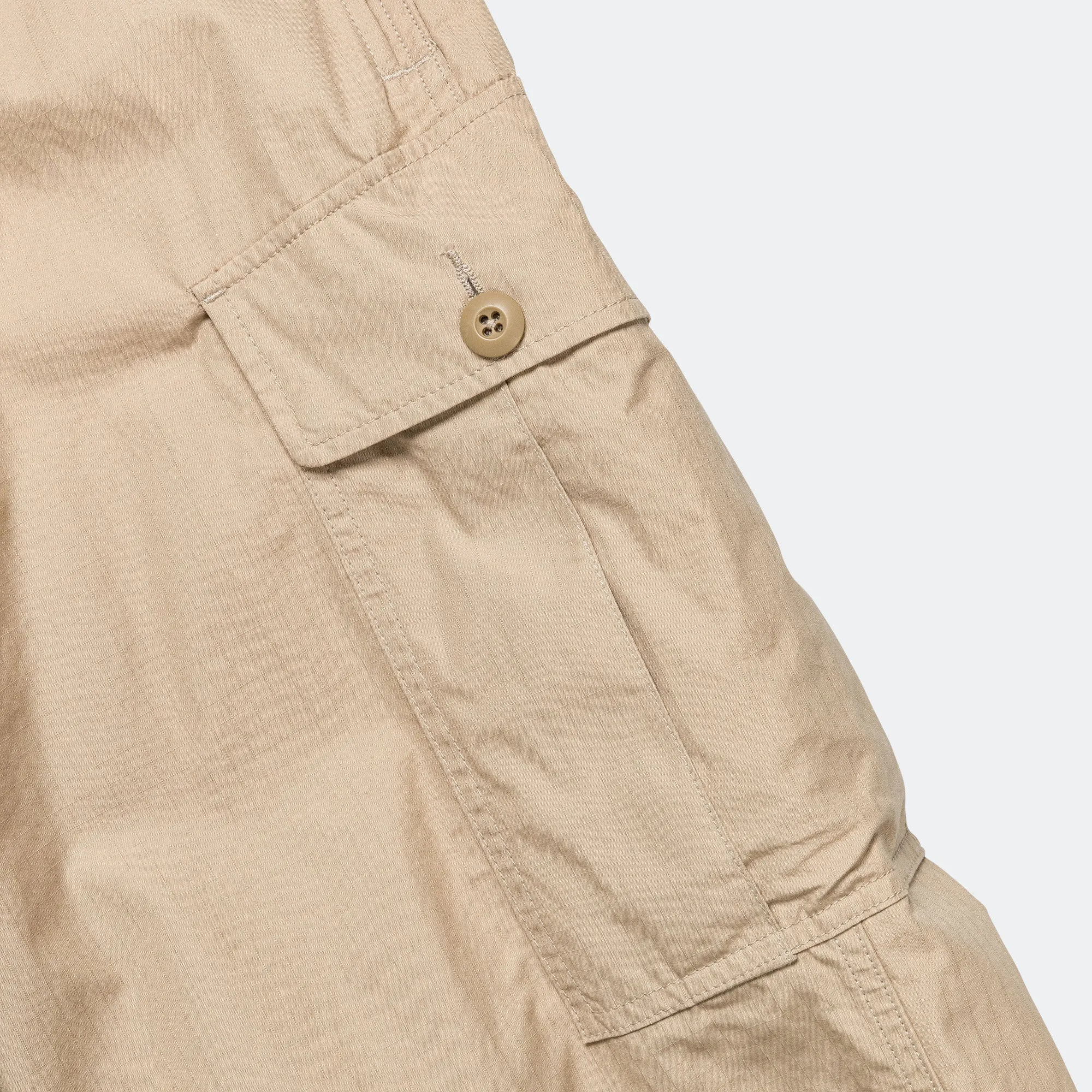 Beams Clothing MIL 6Pockets 80/3 Rip Stop - Beige