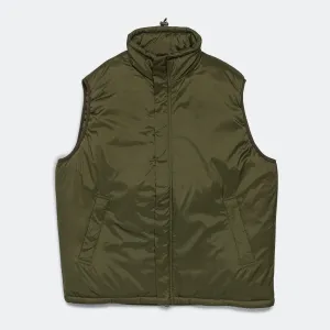Beams Clothing MIL Puff Vest Nylon Rip Stop - Olive