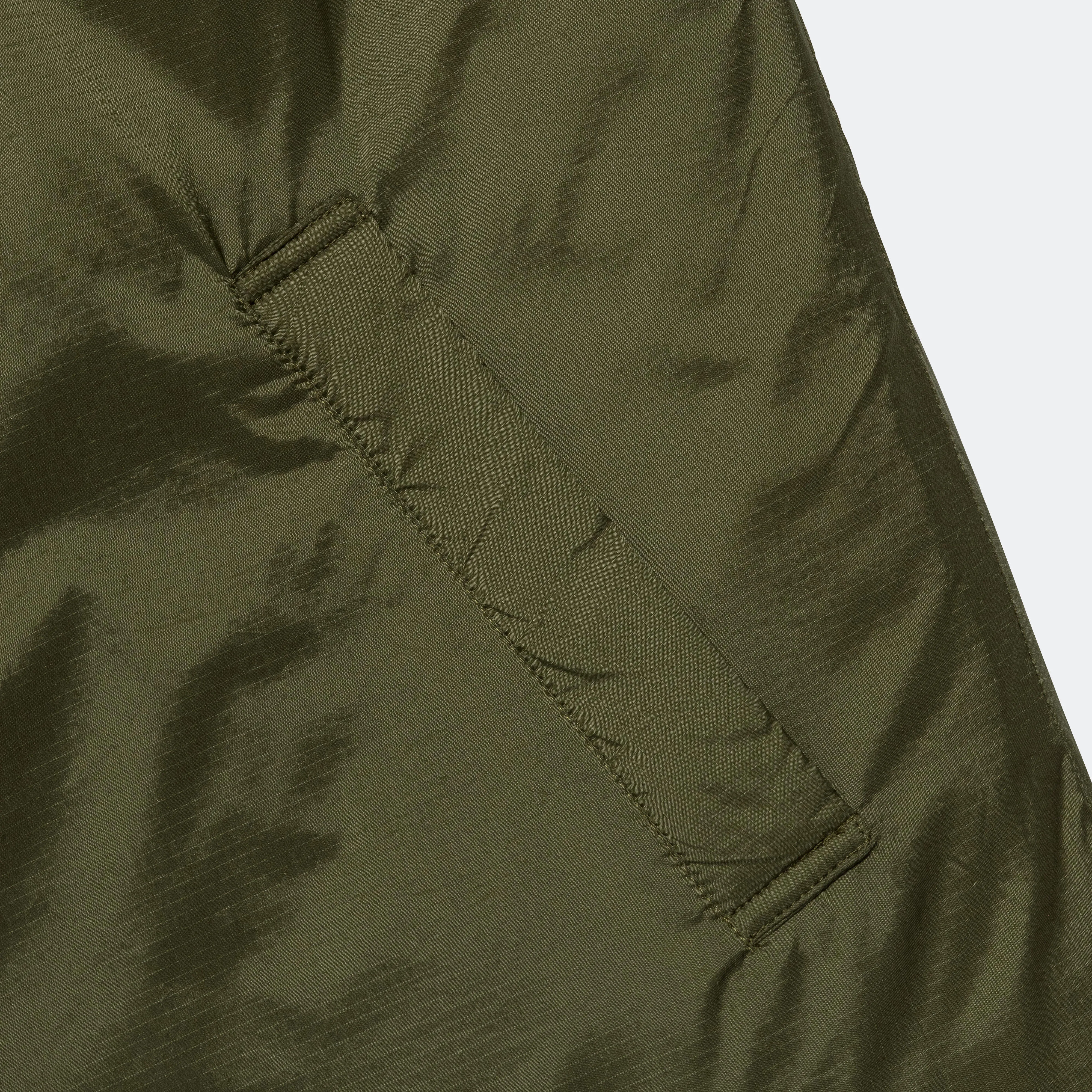 Beams Clothing MIL Puff Vest Nylon Rip Stop - Olive