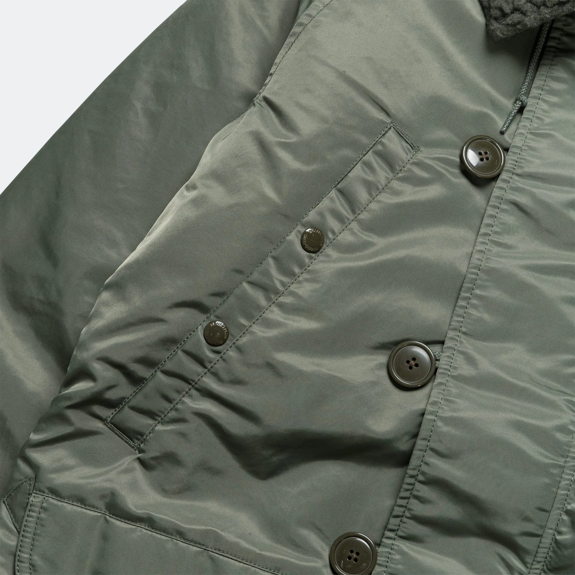 Beams Clothing MIL Type N-3B Down - Sage
